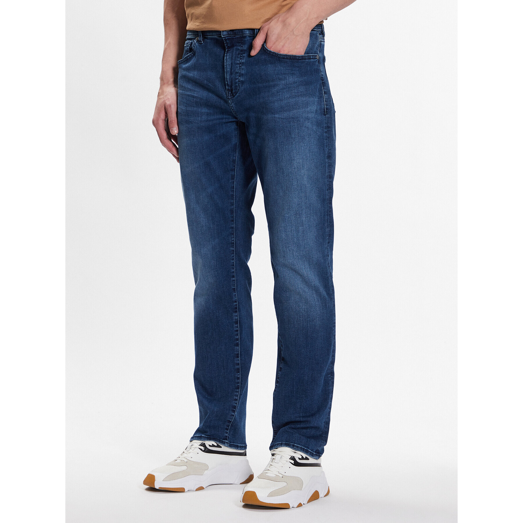 Boss Jeansy 50484992 Modrá Regular Fit - Pepit.cz