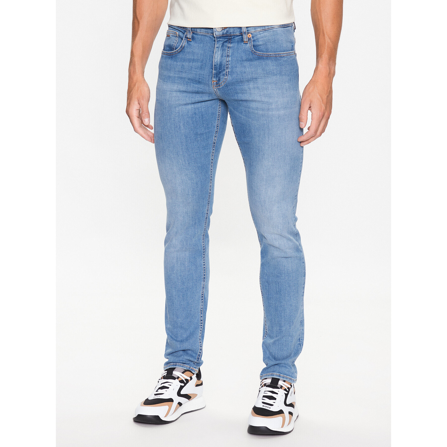 Boss Jeansy 50488327 Modrá Slim Fit - Pepit.cz