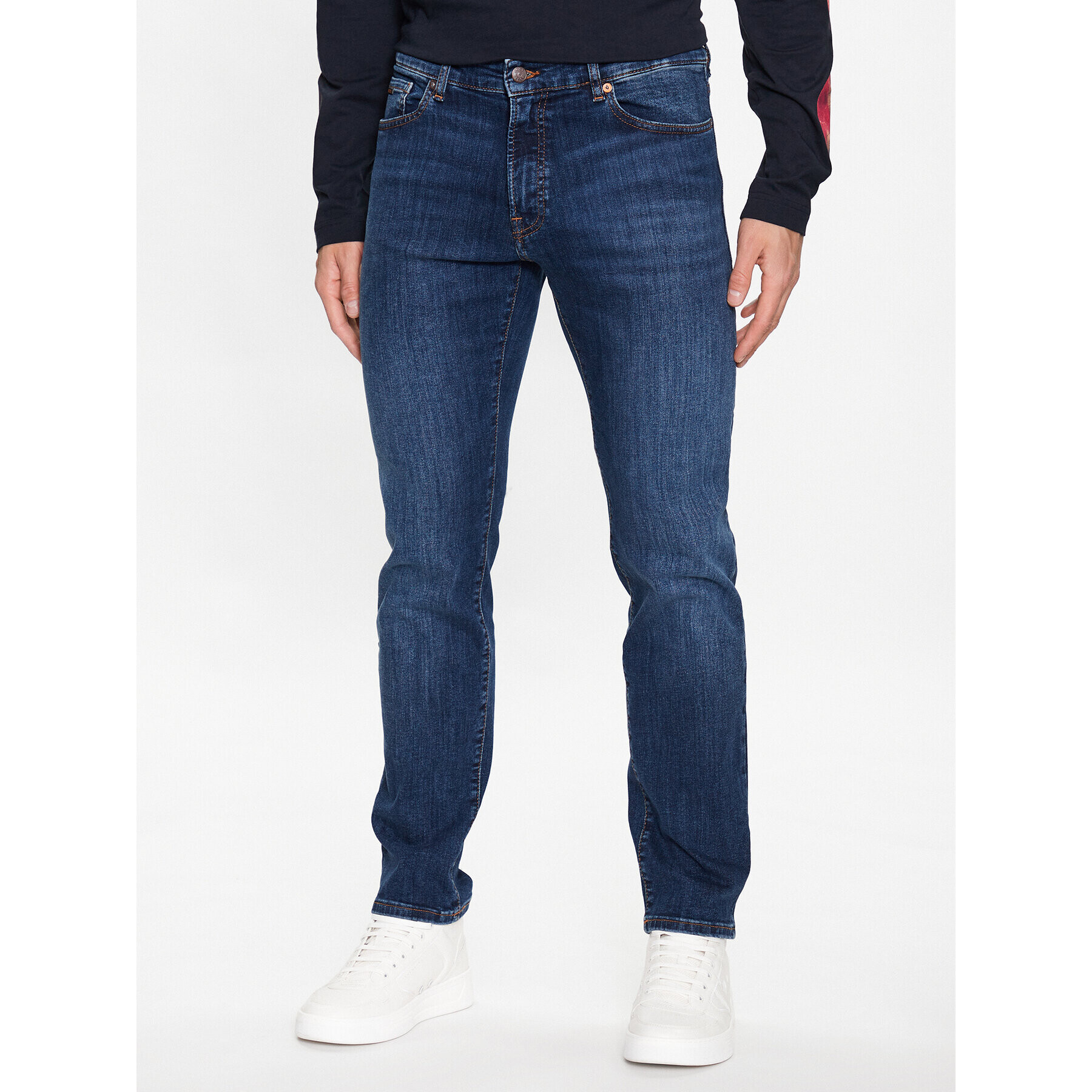 Boss Jeansy 50488417 Modrá Regular Fit - Pepit.cz