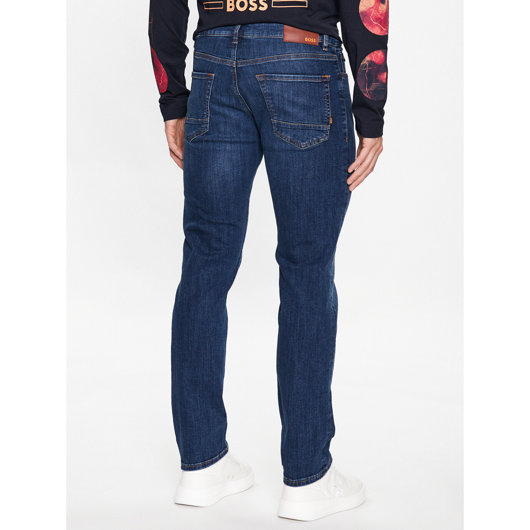 Boss Jeansy 50488417 Modrá Regular Fit - Pepit.cz