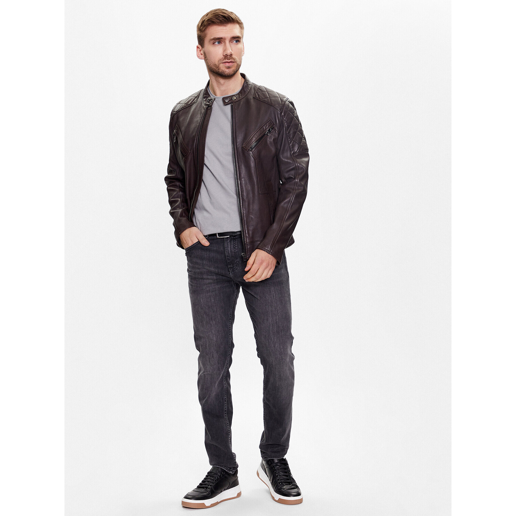 Boss Jeansy 50488431 Šedá Slim Fit - Pepit.cz