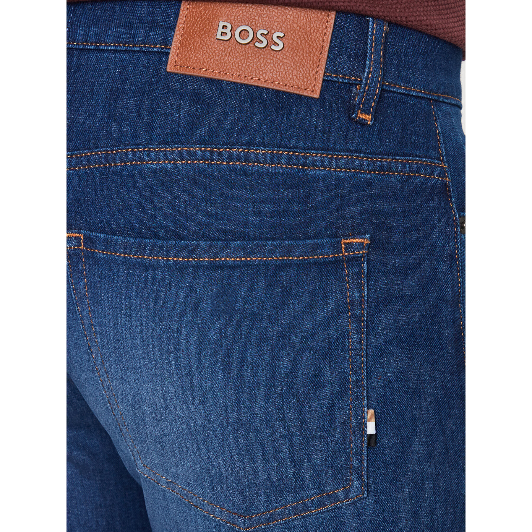 Boss Jeansy Delaware3-1 50488478 Tmavomodrá Slim Fit - Pepit.cz