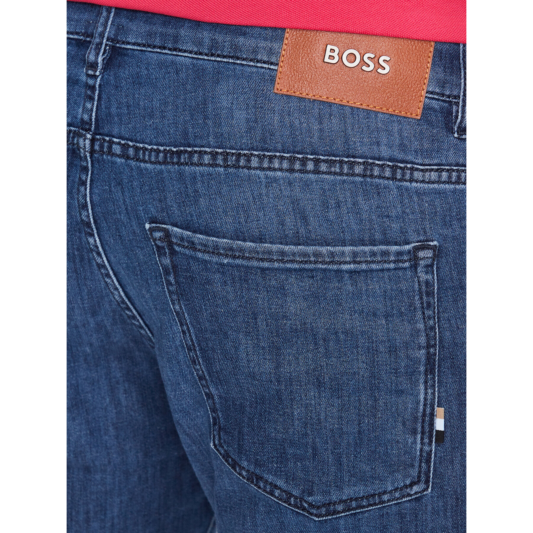 Boss Jeansy Delaware3-1 50488485 Tmavomodrá Slim Fit - Pepit.cz