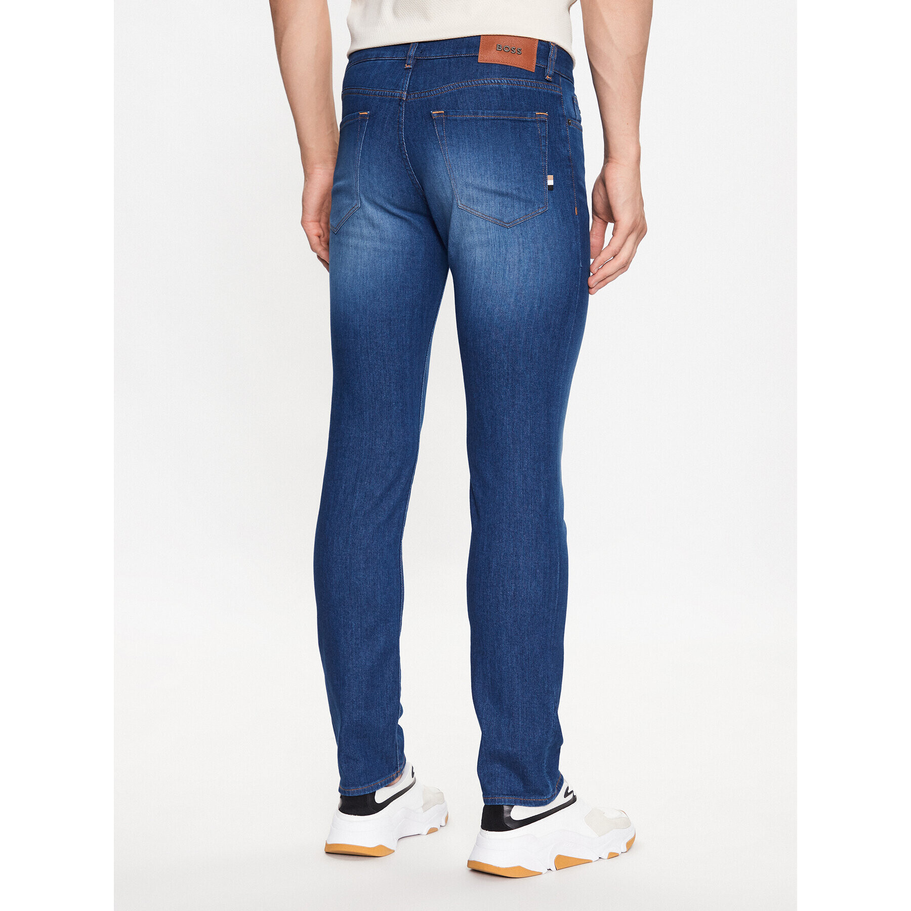 Boss Jeansy Maine3 50488524 Tmavomodrá Regular Fit - Pepit.cz