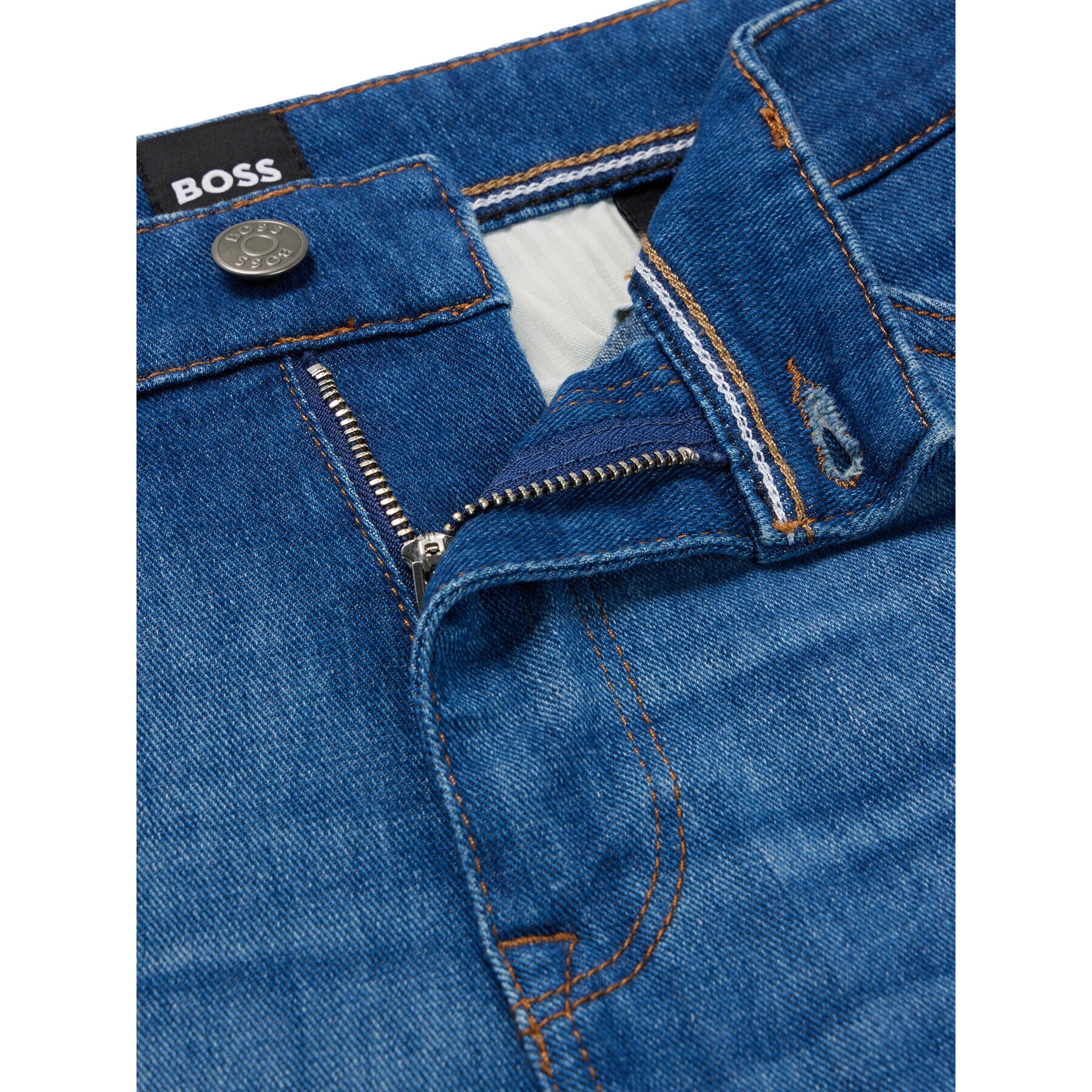 Boss Jeansy Maine3 50488524 Tmavomodrá Regular Fit - Pepit.cz