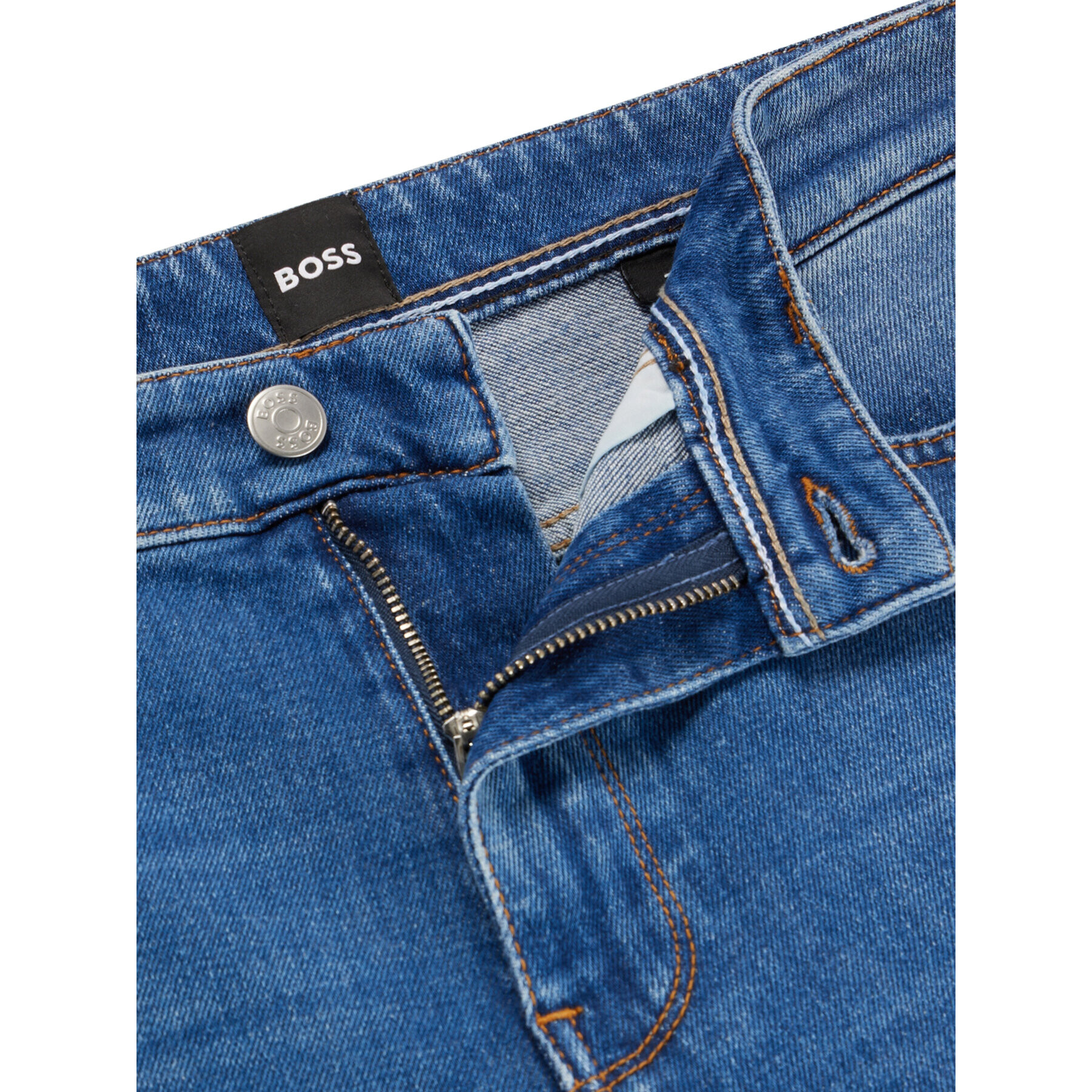 Boss Jeansy 50488587 Modrá Regular Fit - Pepit.cz