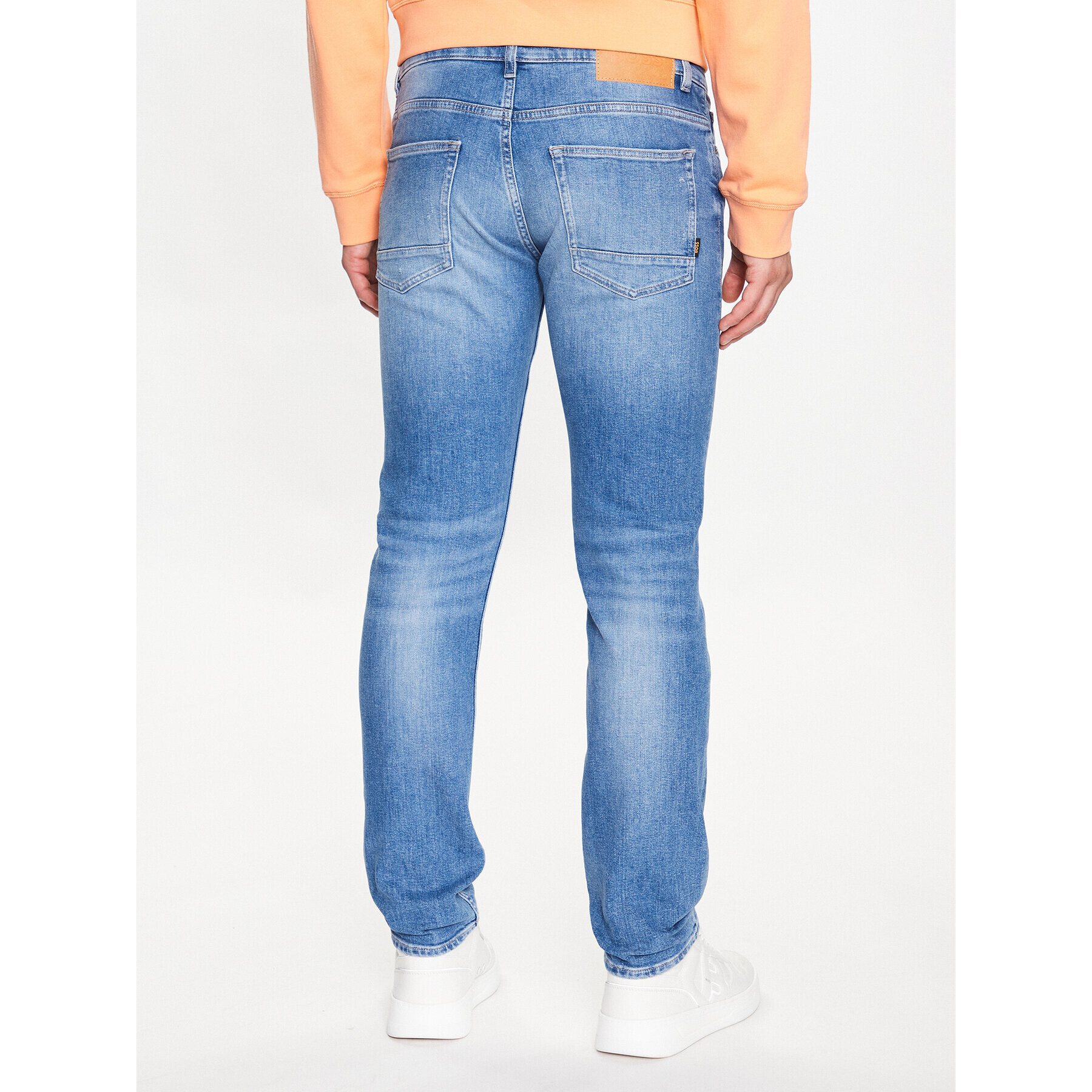 Boss Jeansy 50489999 Modrá Slim Fit - Pepit.cz