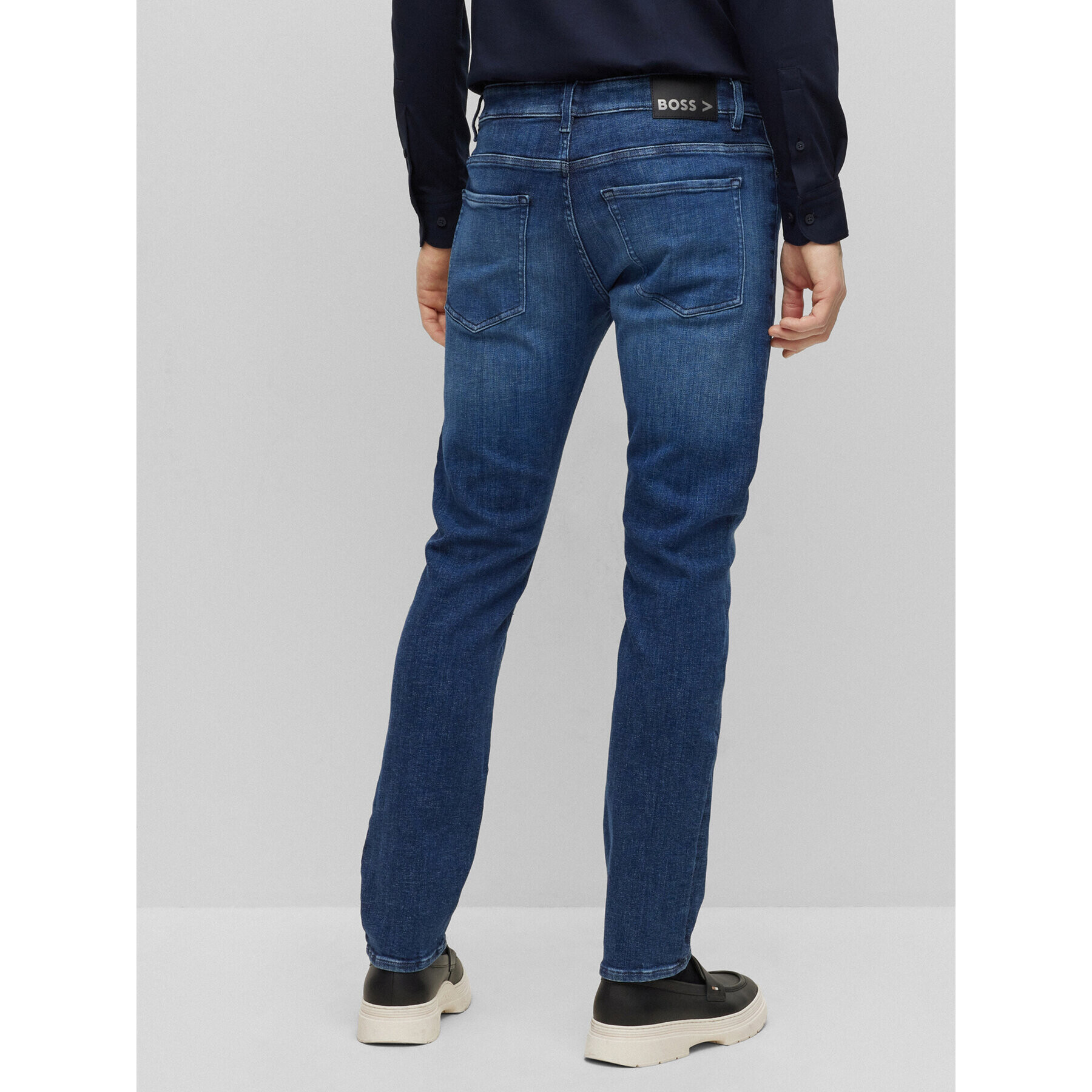 Boss Jeansy 50490518 Modrá Slim Fit - Pepit.cz