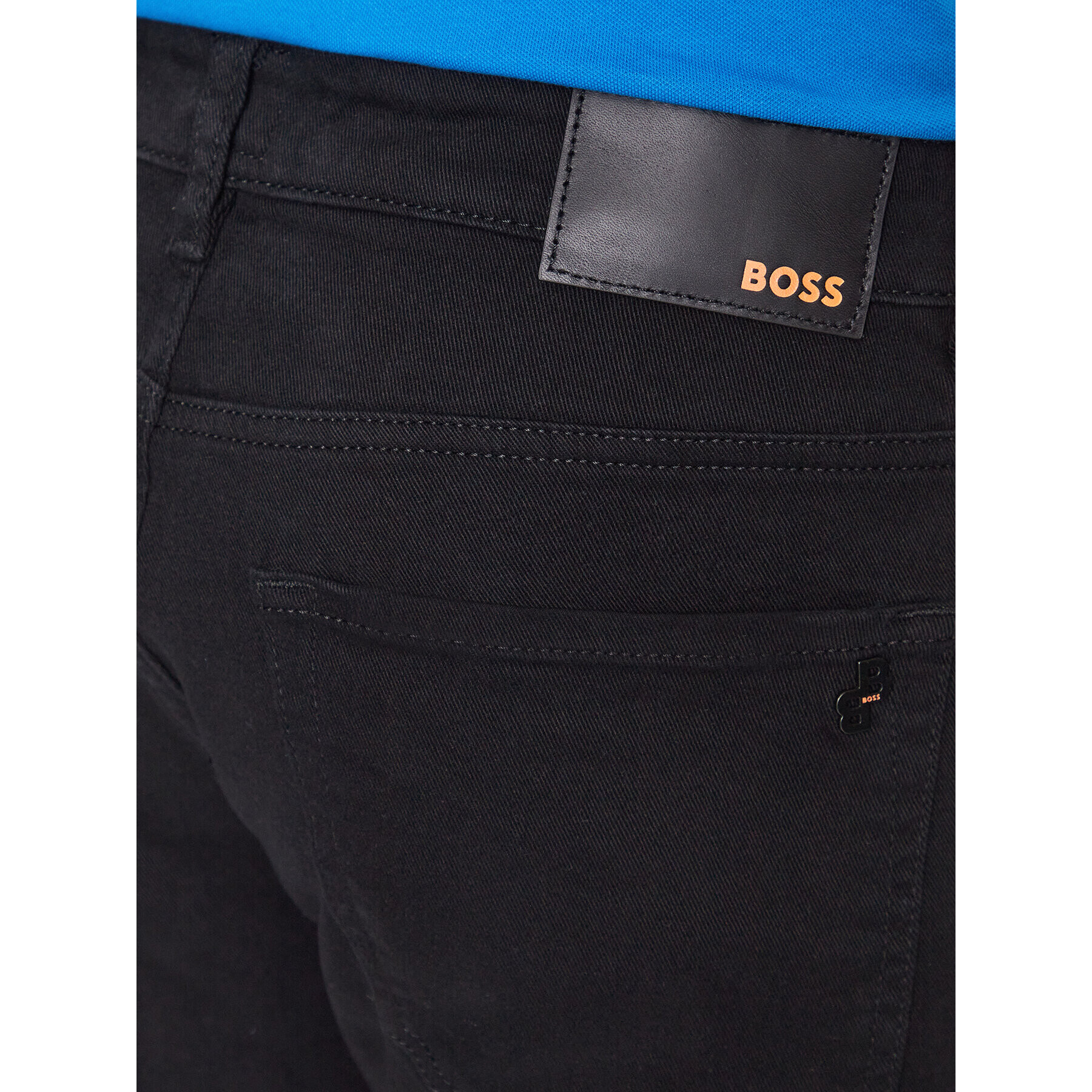 Boss Jeansy 50495920 Černá Regular Fit - Pepit.cz