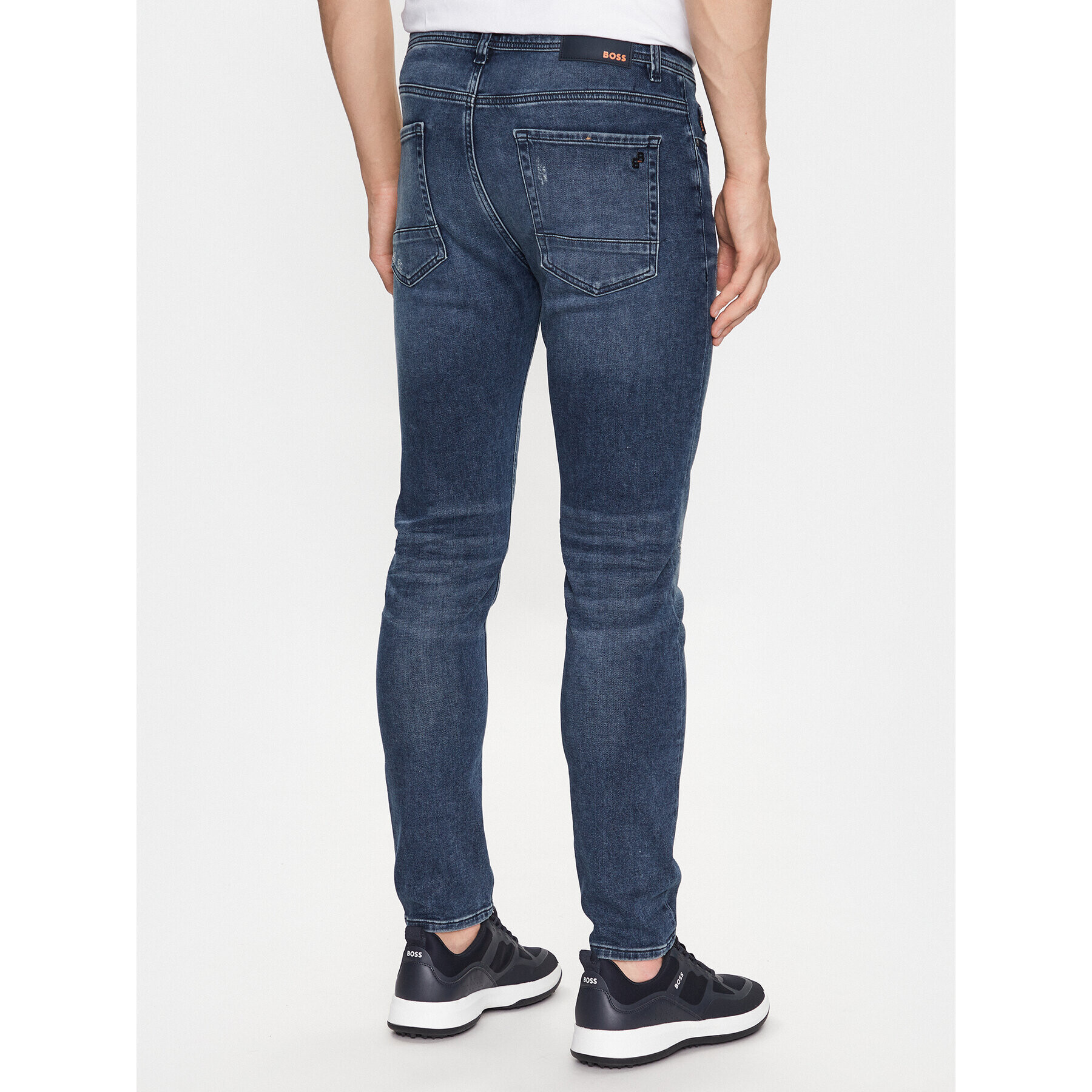 Boss Jeansy 50495962 Modrá Tapered Fit - Pepit.cz