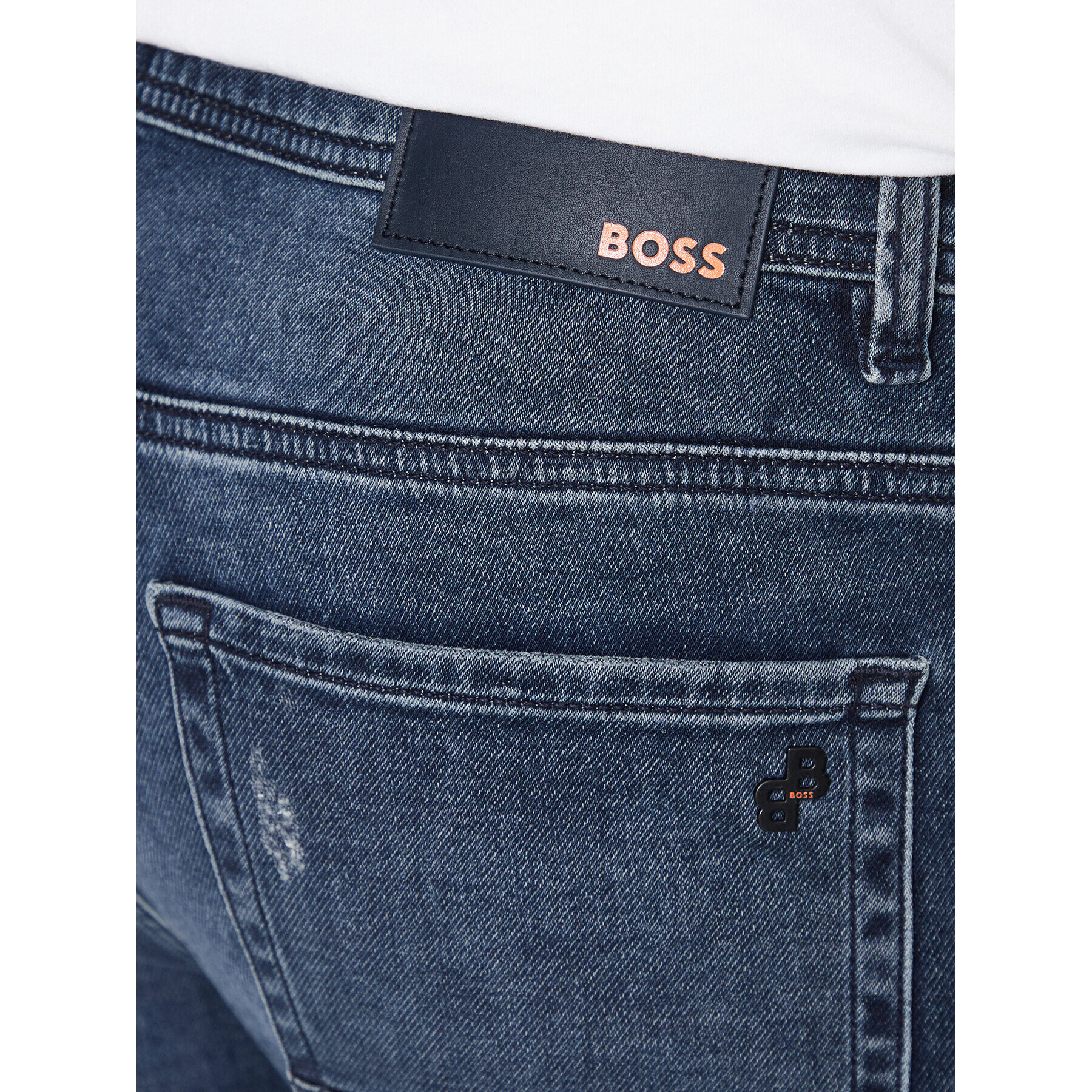 Boss Jeansy 50495962 Modrá Tapered Fit - Pepit.cz