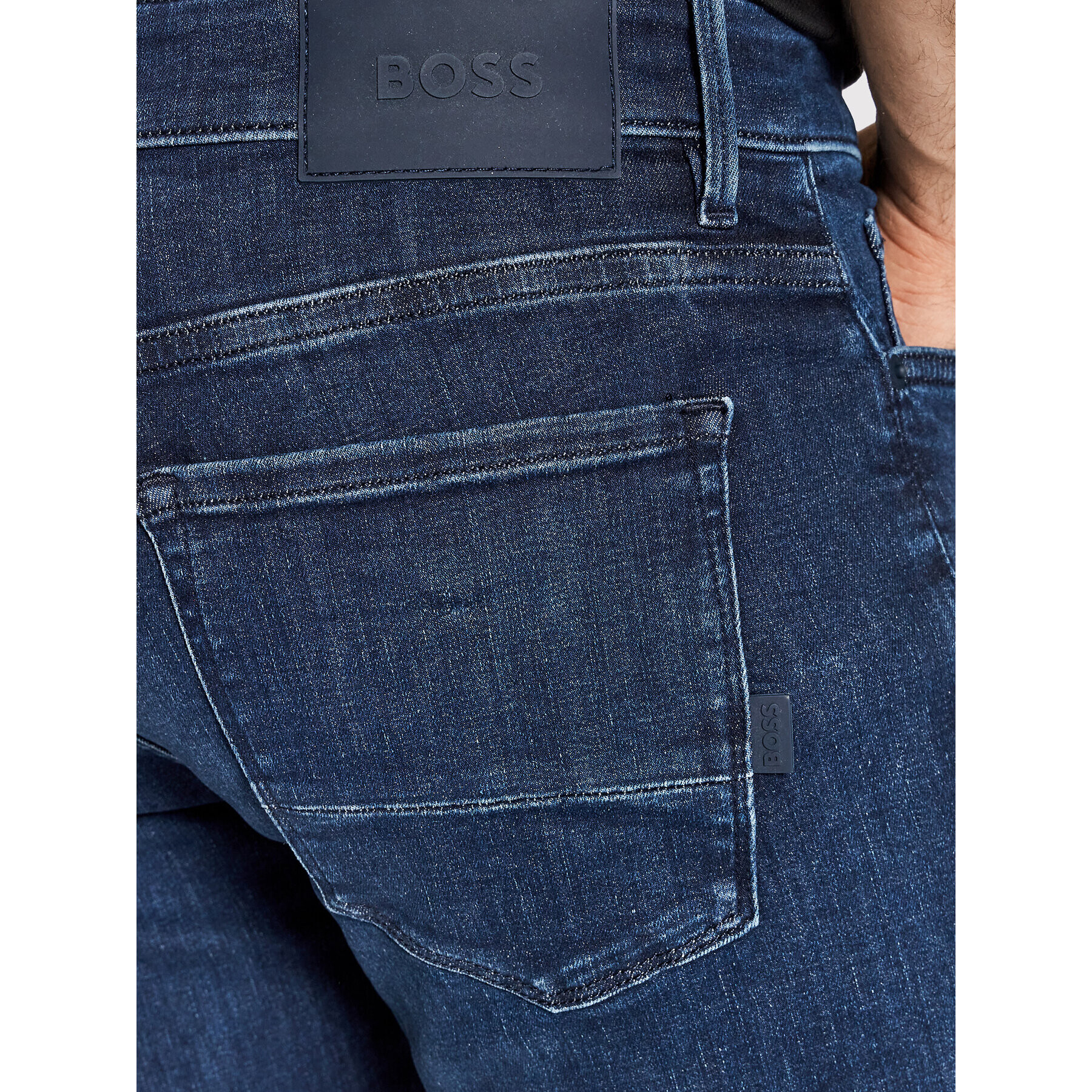 Boss Jeansy Charleston 50467651 Tmavomodrá Extra Slim Fit - Pepit.cz