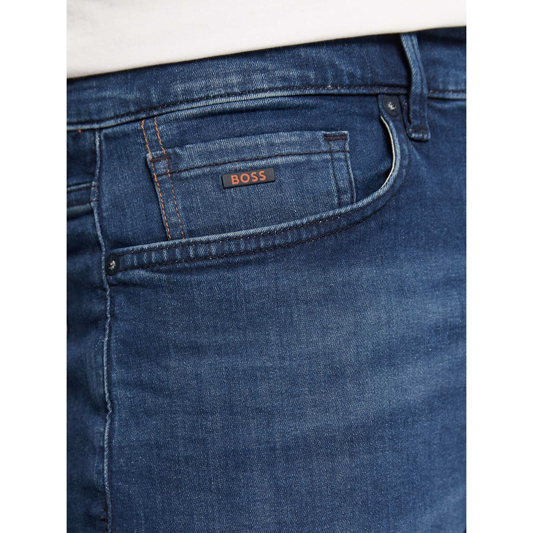 Boss Jeansy Charleston Bc Archive 50480134 Tmavomodrá Extra Slim Fit - Pepit.cz