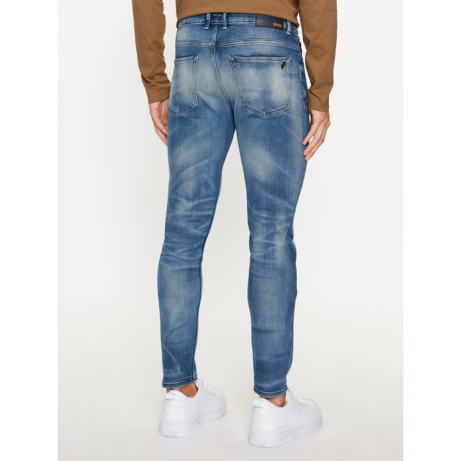 Boss Jeansy Delano BC-C 50495945 Tmavomodrá Slim Fit - Pepit.cz