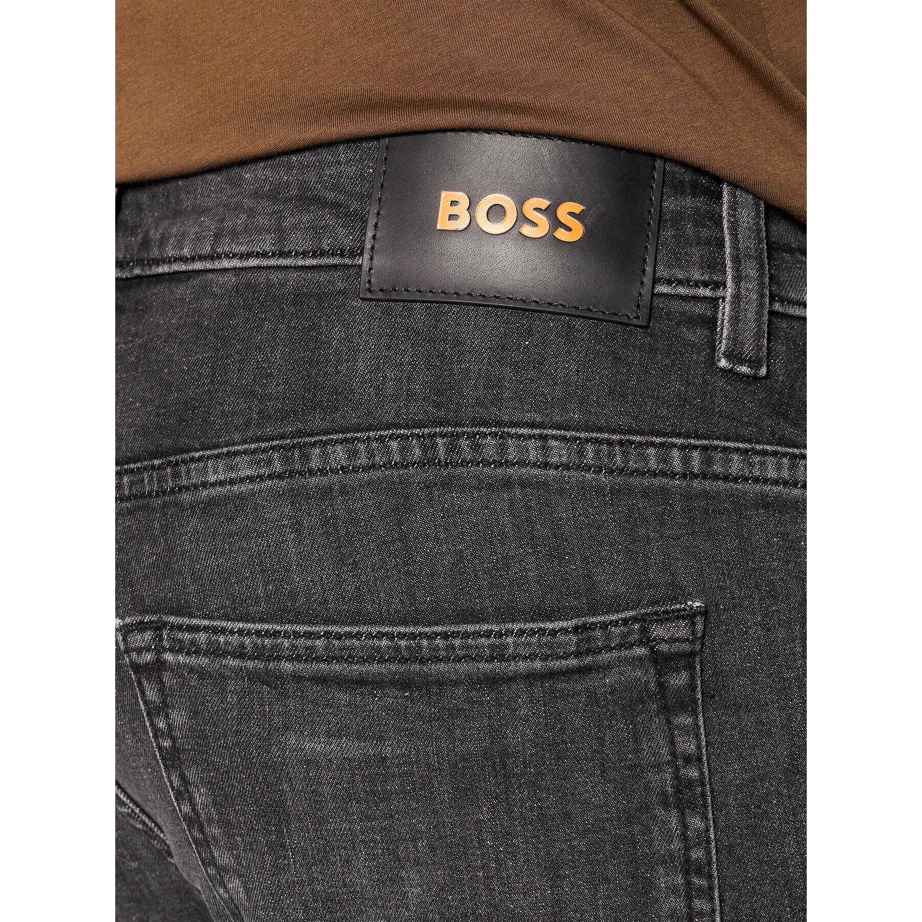 Boss Jeansy Delaware 50473051 Šedá Slim Fit - Pepit.cz