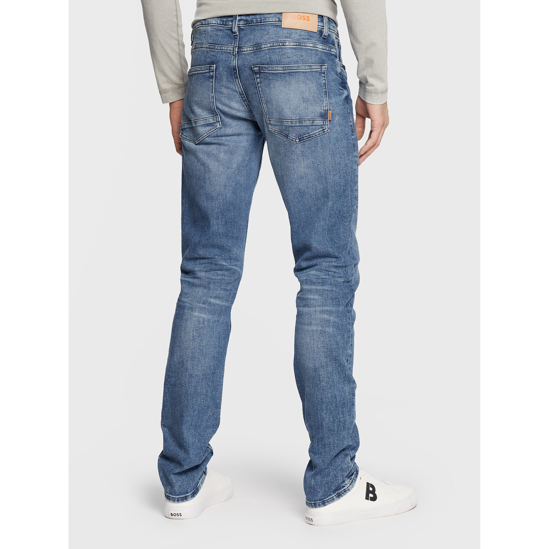 Boss Jeansy Delaware 50477927 Modrá Slim Fit - Pepit.cz