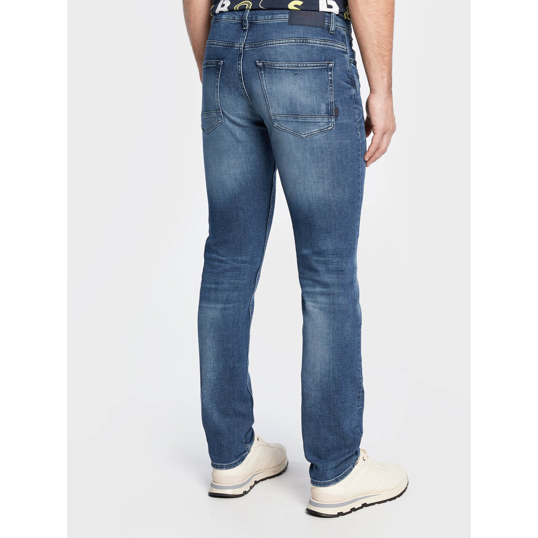 Boss Jeansy Delaware 50480255 Modrá Slim Fit - Pepit.cz