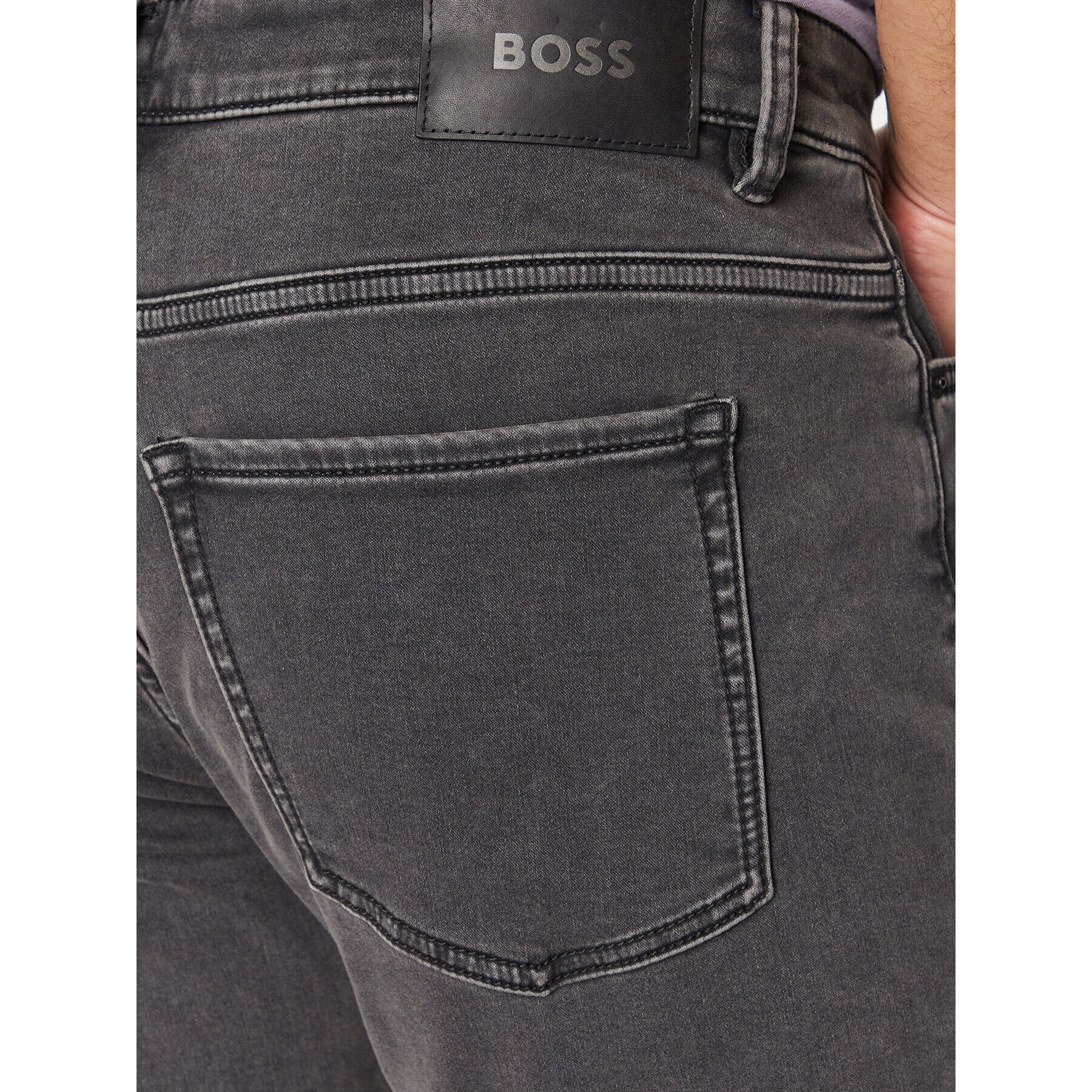 Boss Jeansy Delaware 50501684 Šedá Regular Fit - Pepit.cz