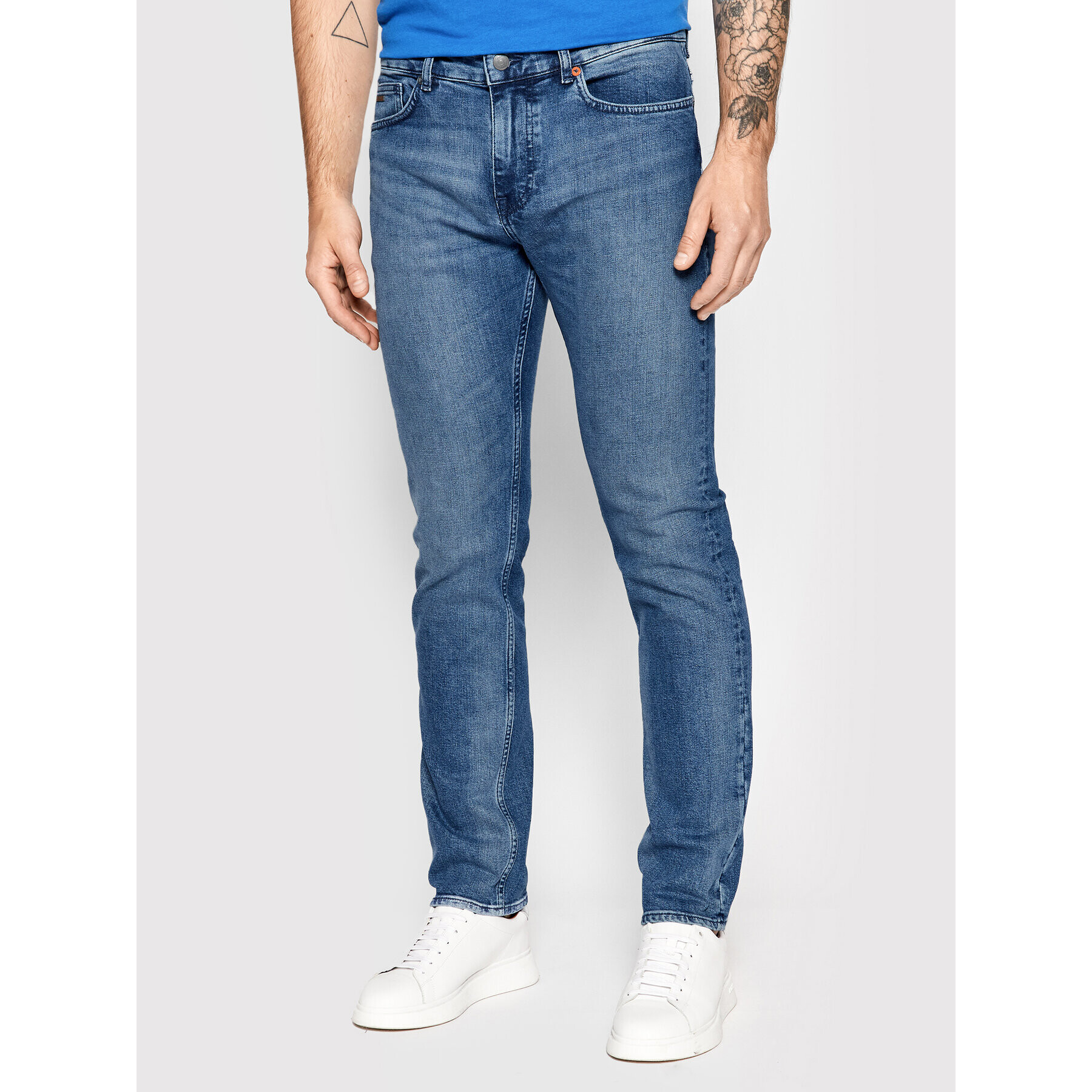 Boss Jeansy Delaware BC-L-C 50468638 Modrá Slim Fit - Pepit.cz