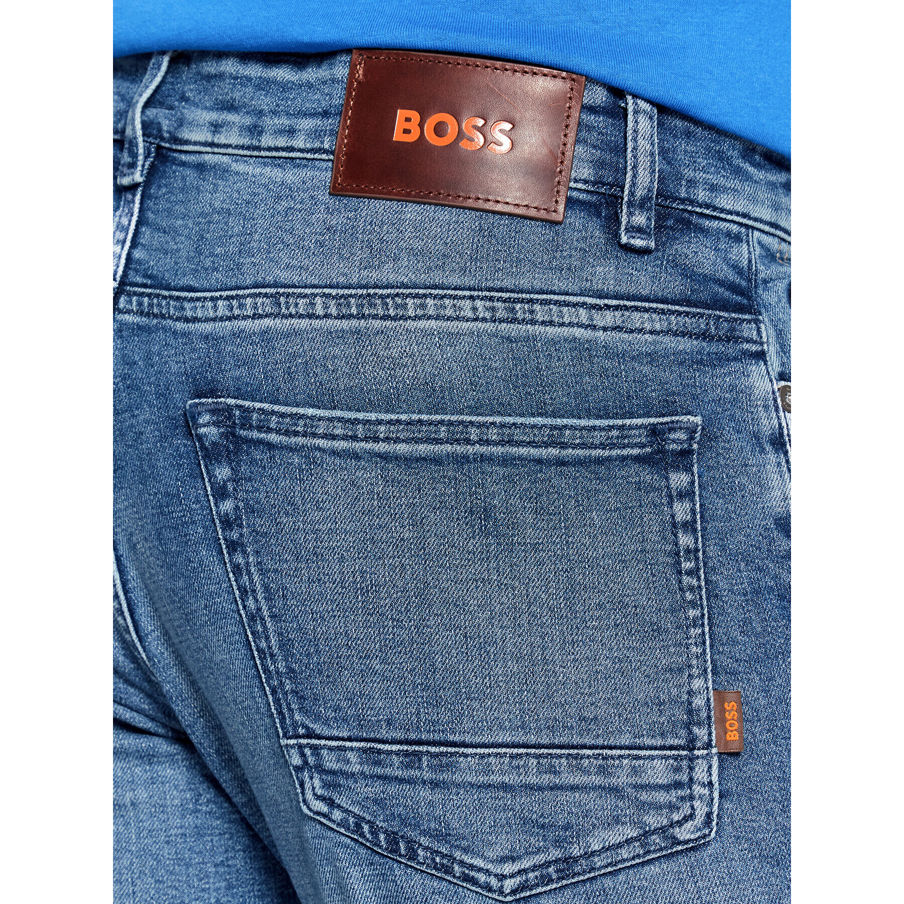 Boss Jeansy Delaware BC-L-C 50468638 Modrá Slim Fit - Pepit.cz