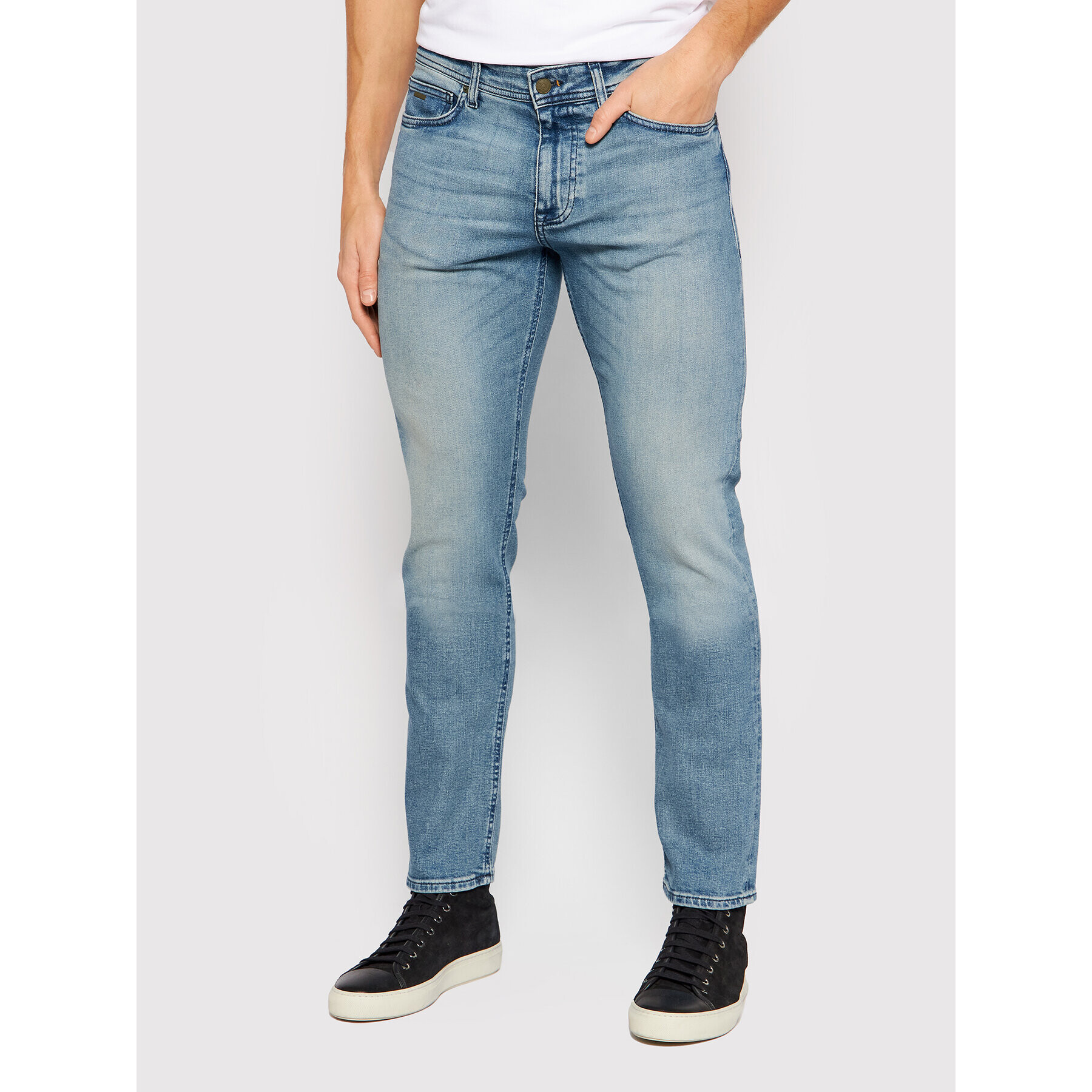 Boss Jeansy Delaware BC-L-P 50463452 Modrá Slim Fit - Pepit.cz