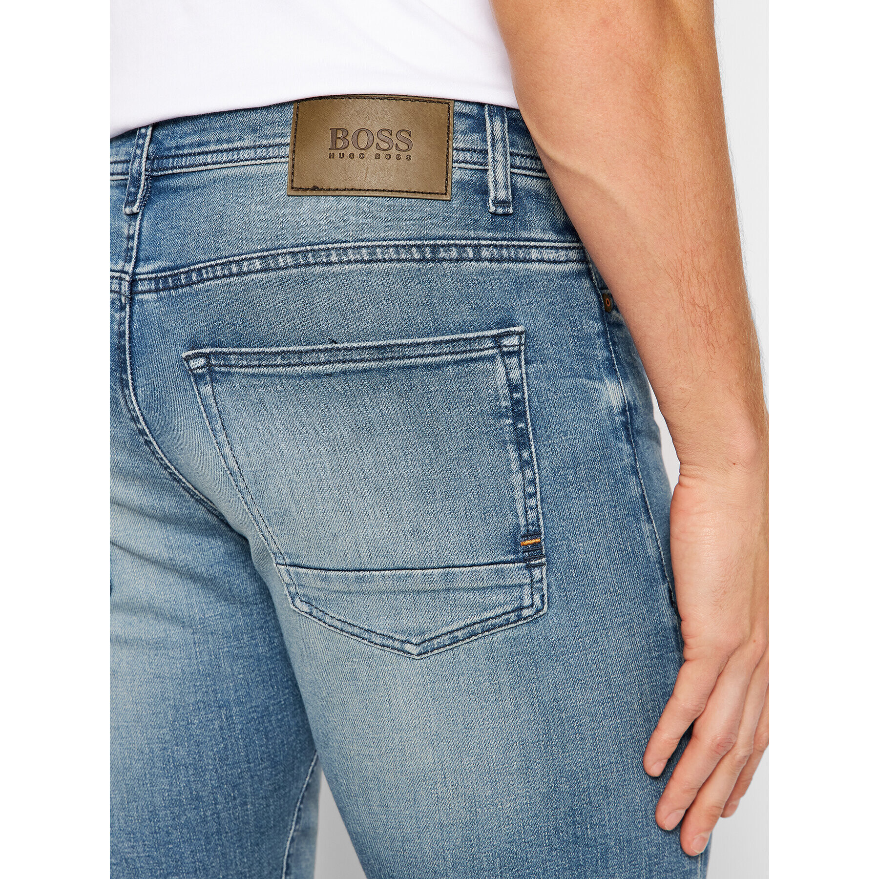 Boss Jeansy Delaware BC-L-P 50463452 Modrá Slim Fit - Pepit.cz