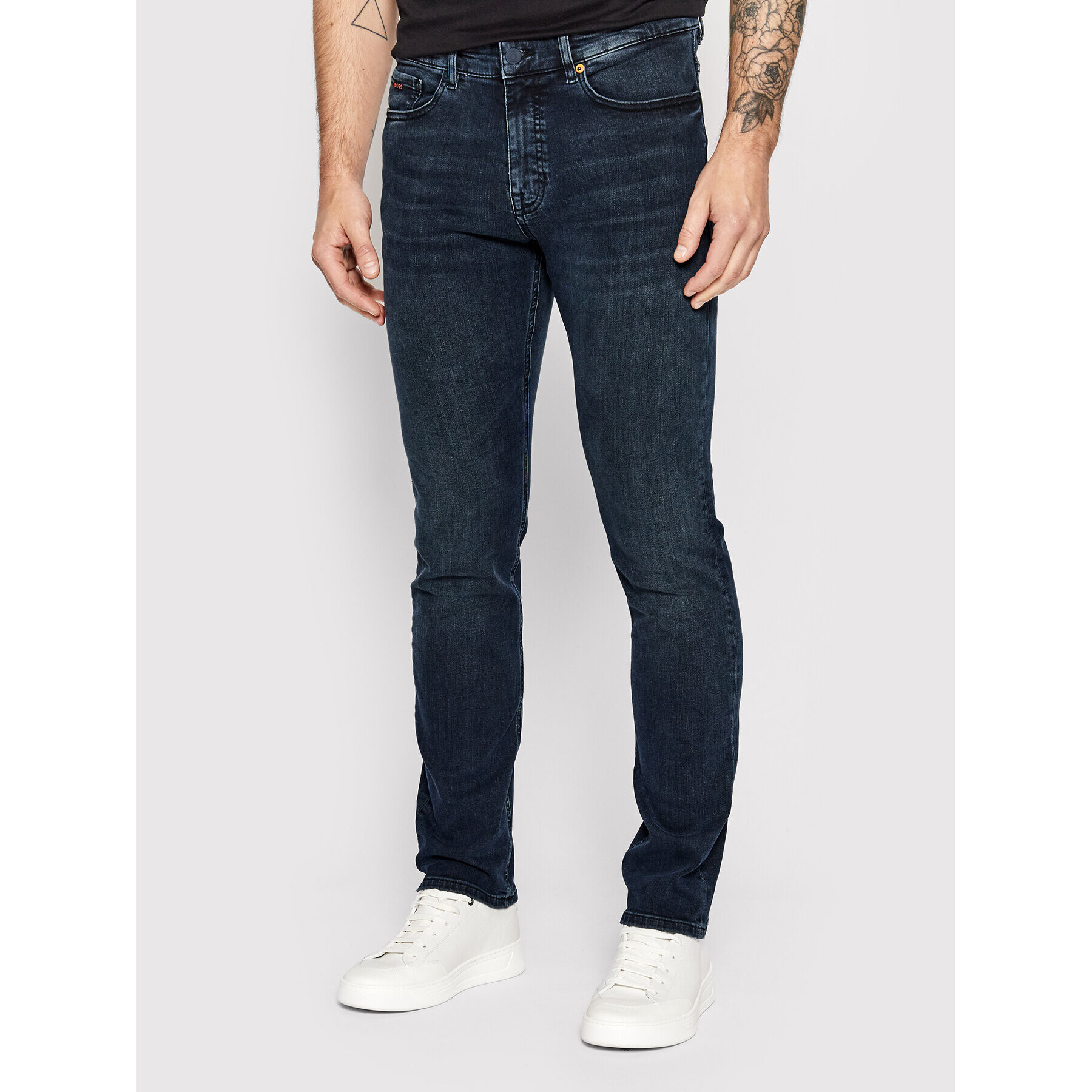 Boss Jeansy Delaware BC-L-P 50468646 Tmavomodrá Slim Fit - Pepit.cz