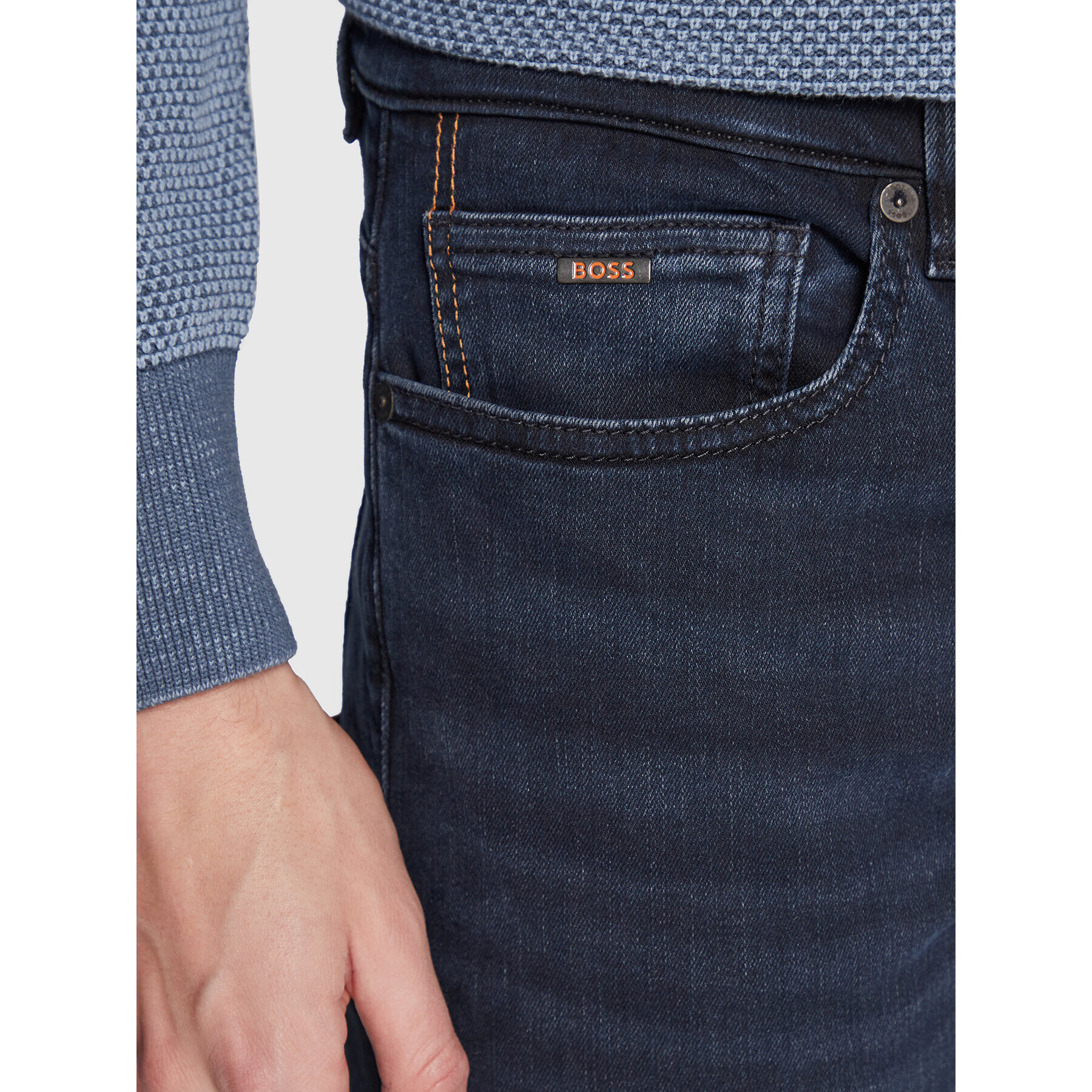 Boss Jeansy Delaware Bc-L-P 50479989 Tmavomodrá Slim Fit - Pepit.cz