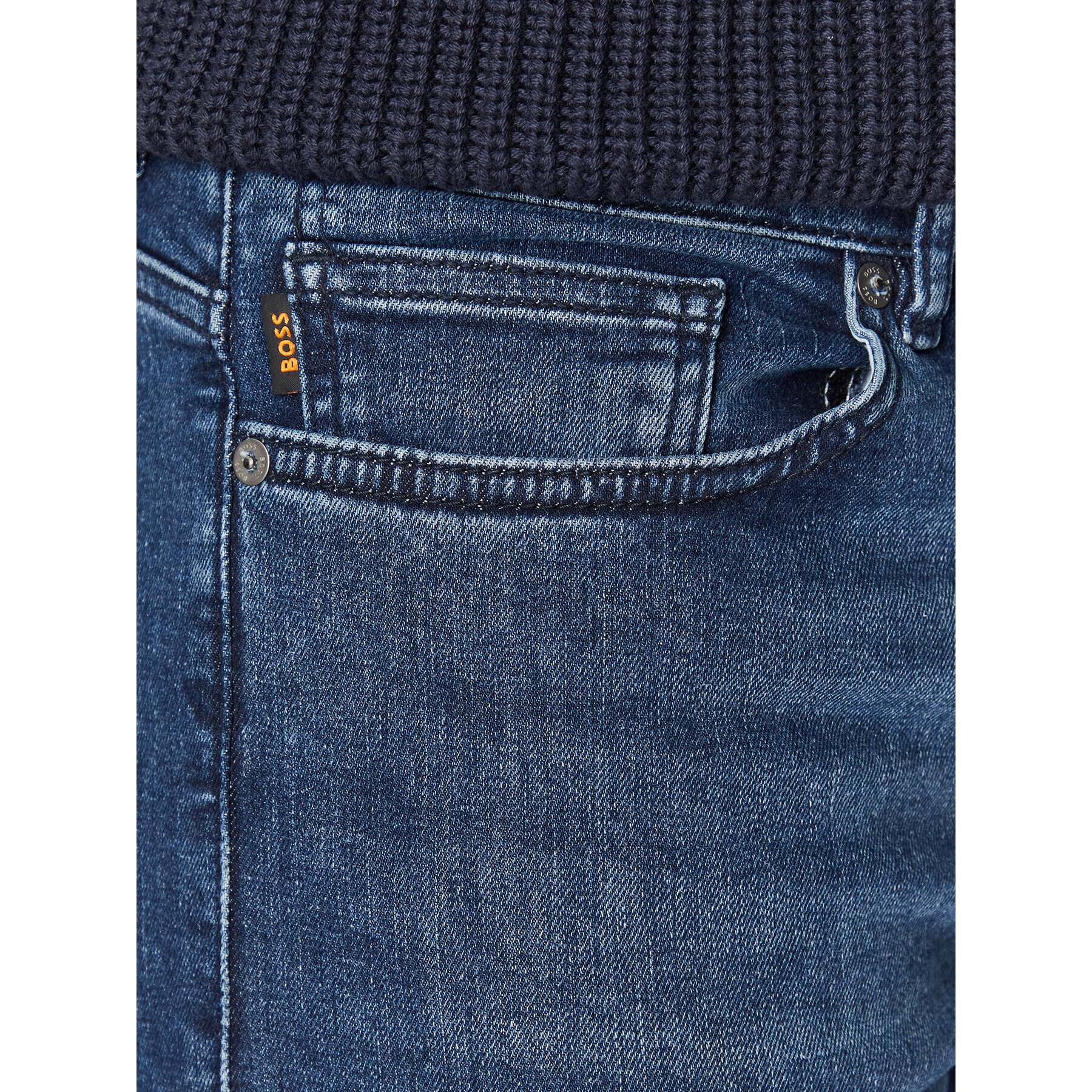 Boss Jeansy Delaware BC-P 50501128 Modrá Slim Fit - Pepit.cz