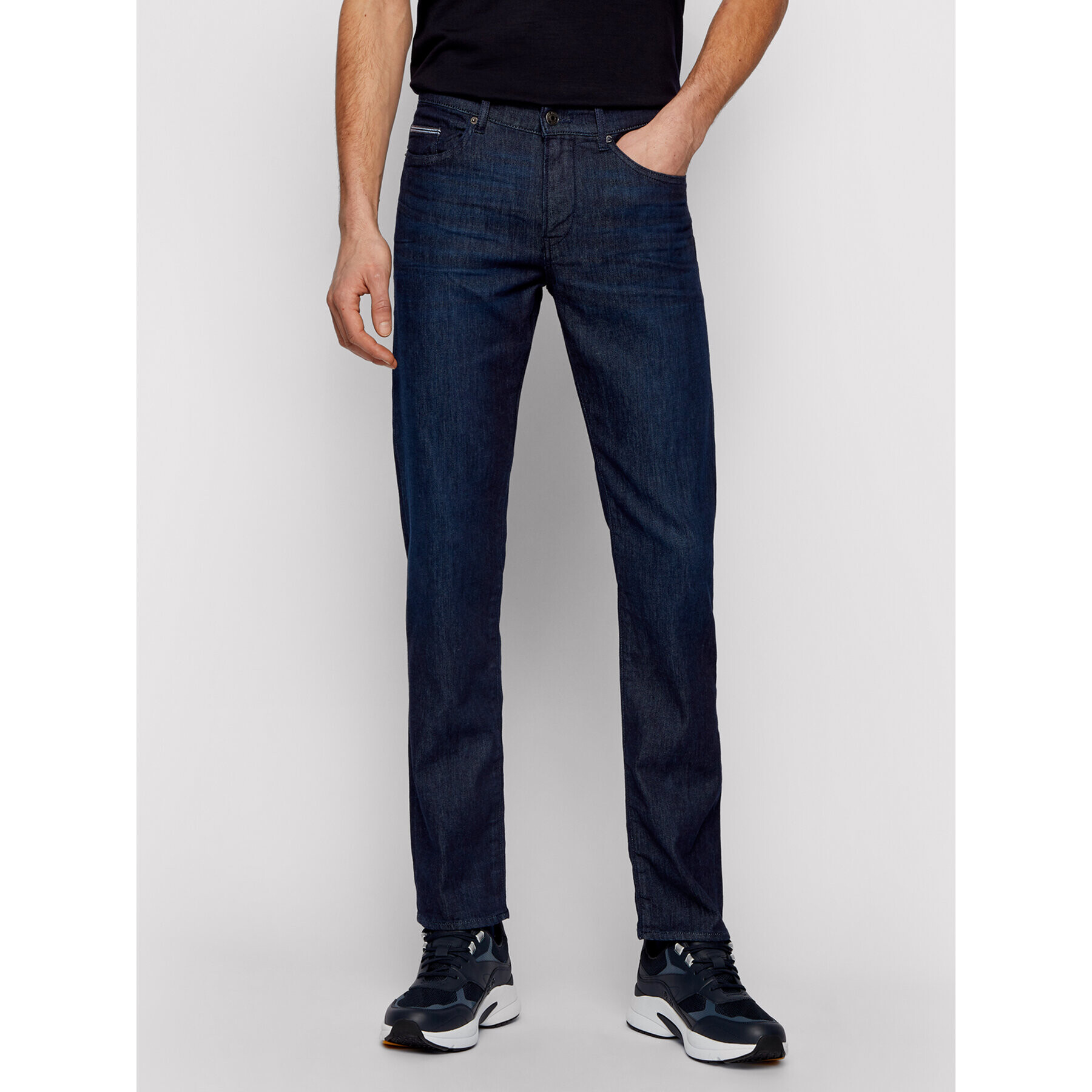 Boss Jeansy Delaware3-1 50449701 Tmavomodrá Slim Fit - Pepit.cz