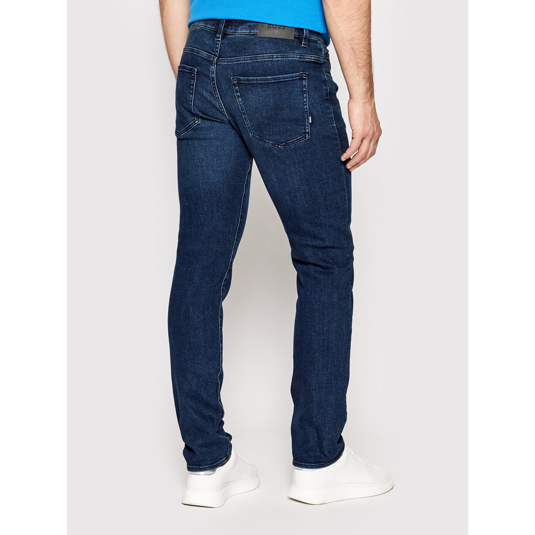 Boss Jeansy Delaware3-1 50467360 Tmavomodrá Slim Fit - Pepit.cz