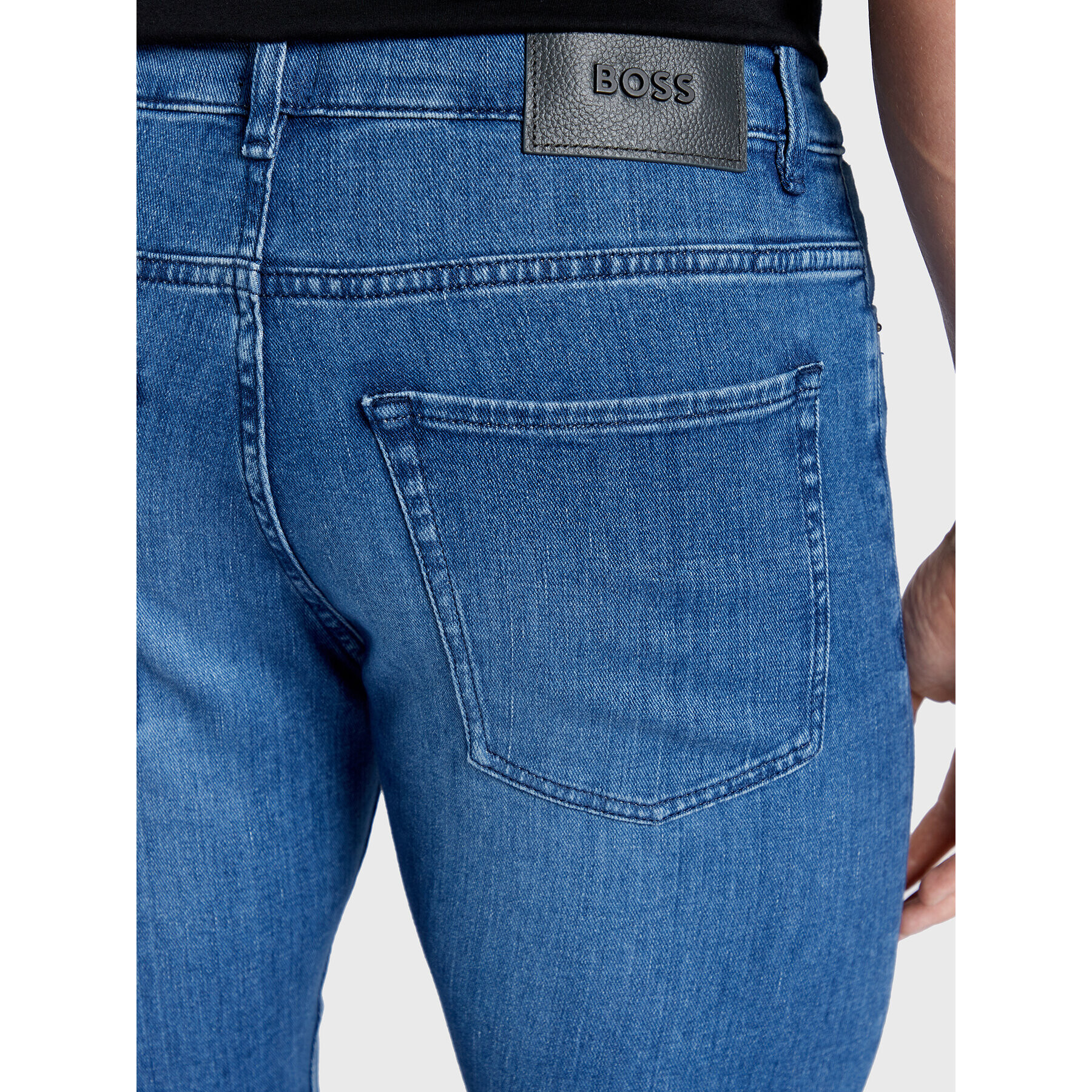 Boss Jeansy Delaware3-1 50473015 Modrá Slim Fit - Pepit.cz