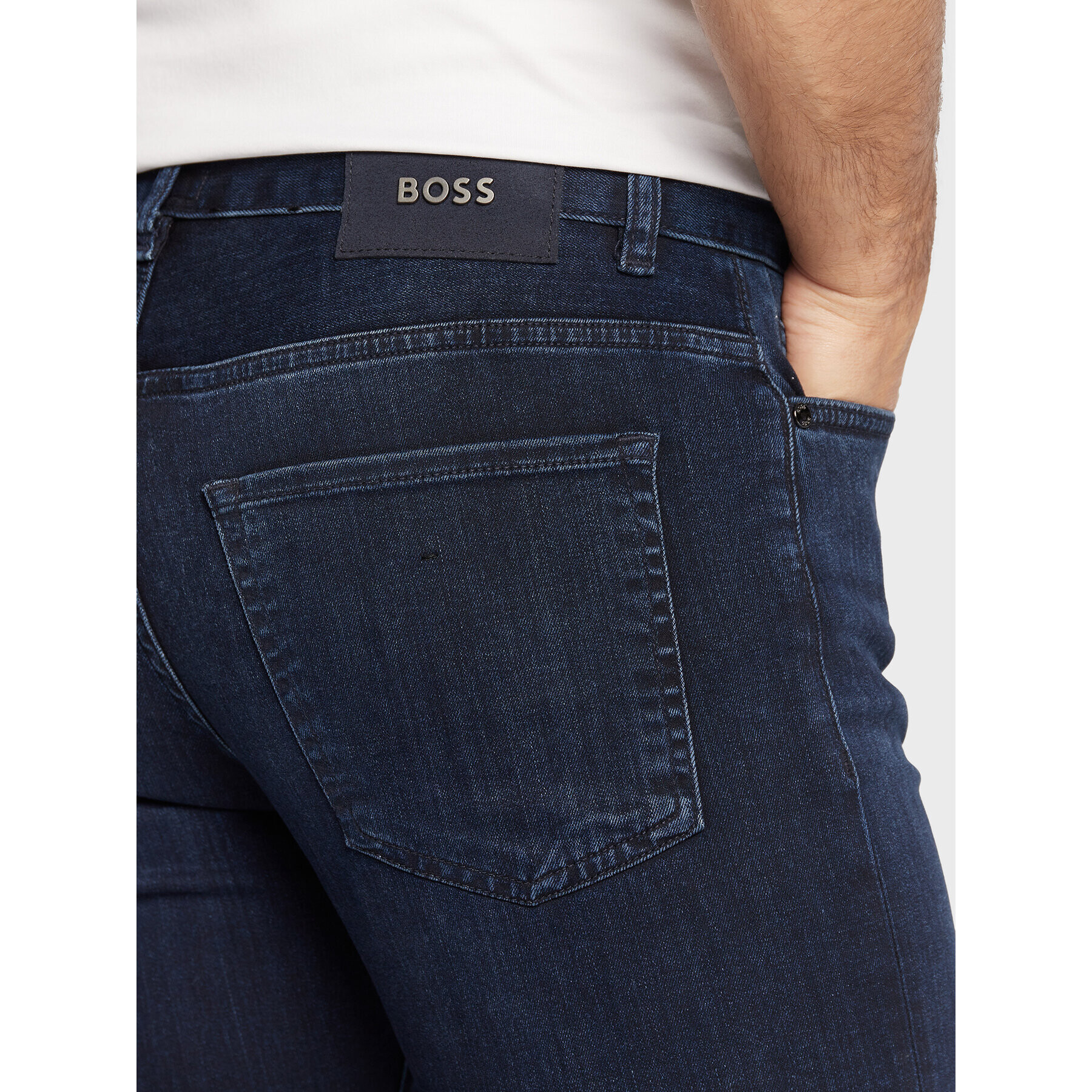 Boss Jeansy Delaware3-1 50478047 Tmavomodrá Slim Fit - Pepit.cz