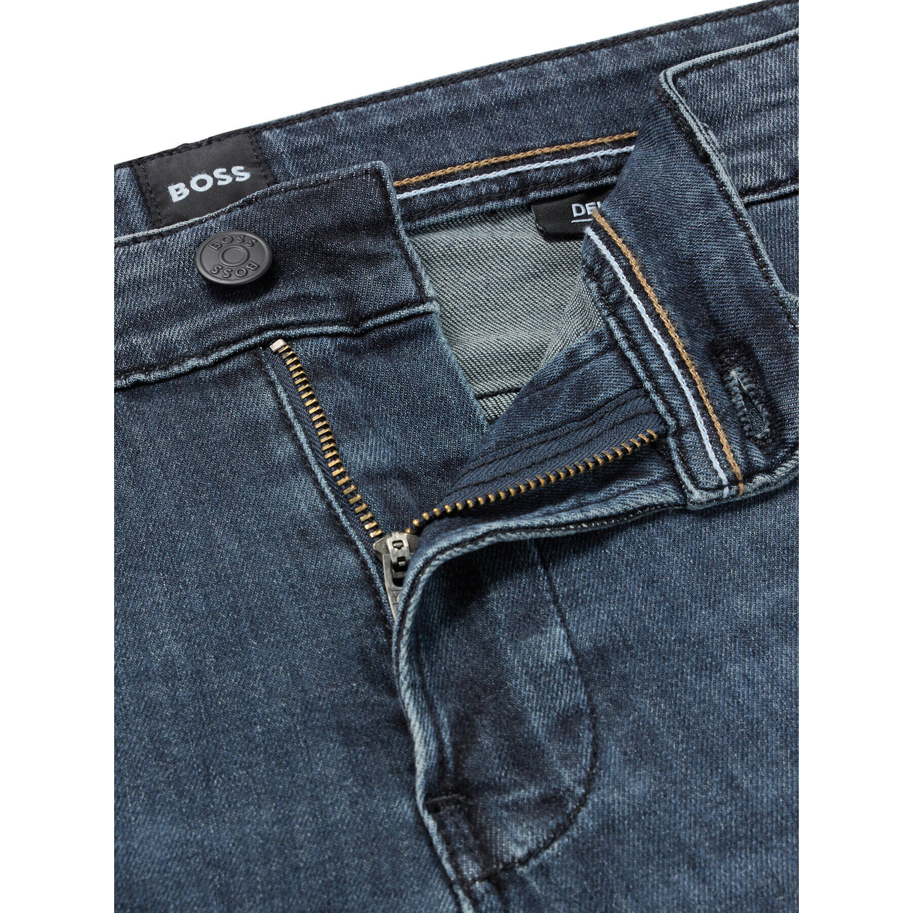 Boss Jeansy Delaware3-1 50488460 Tmavomodrá Slim Fit - Pepit.cz