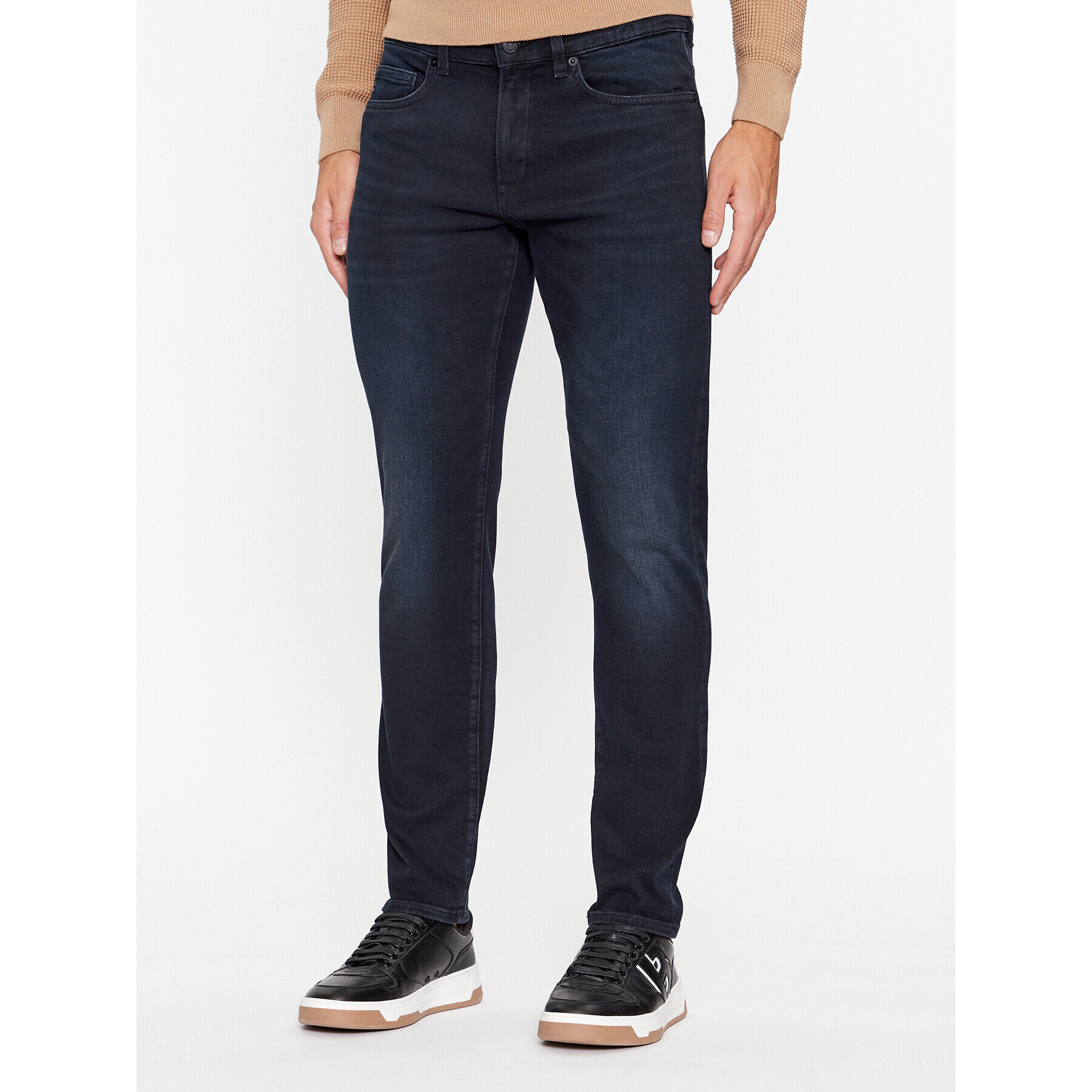 Boss Jeansy Delaware3-1 50501045 Tmavomodrá Slim Fit - Pepit.cz