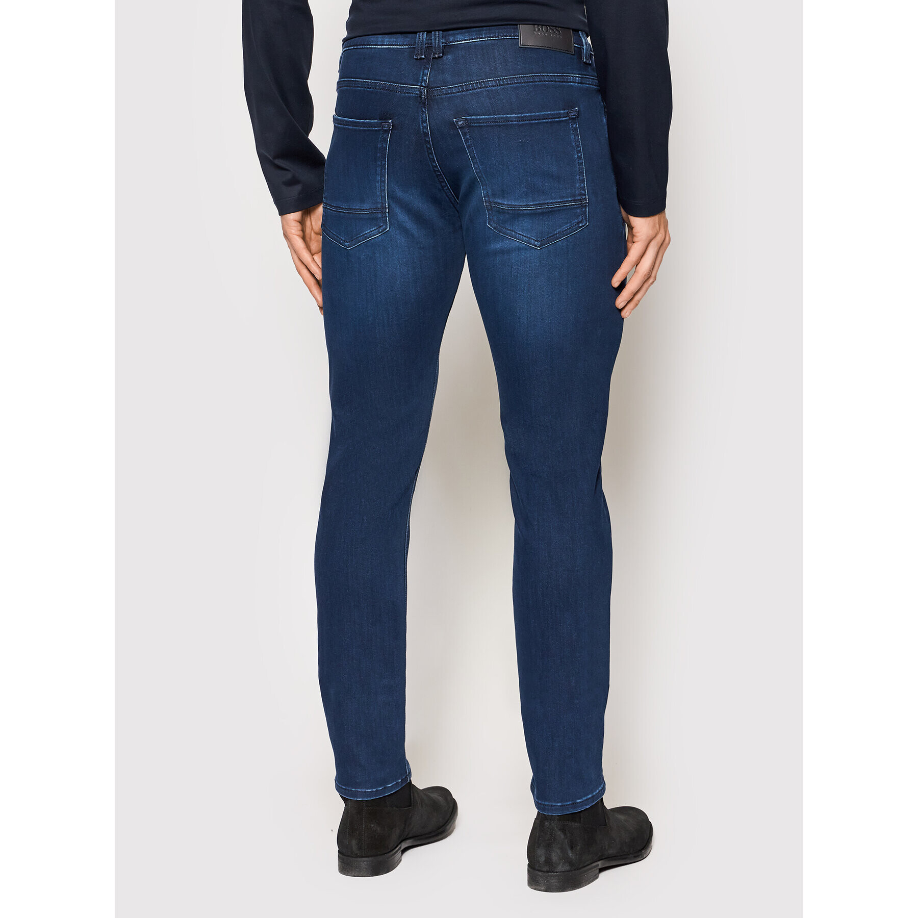 Boss Jeansy Delaware3 50463095 Tmavomodrá Slim Fit - Pepit.cz