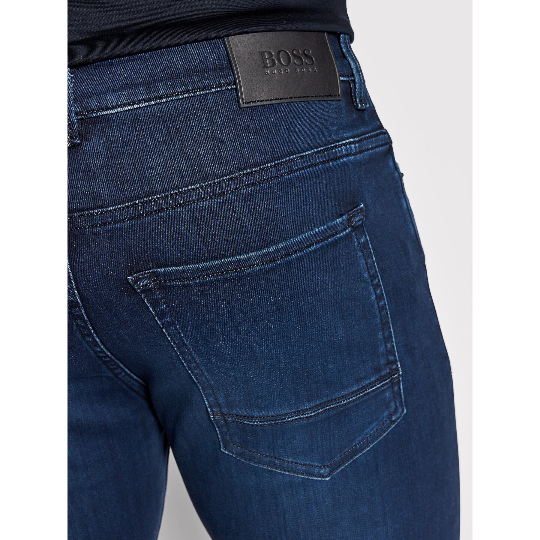 Boss Jeansy Delaware3 50463095 Tmavomodrá Slim Fit - Pepit.cz