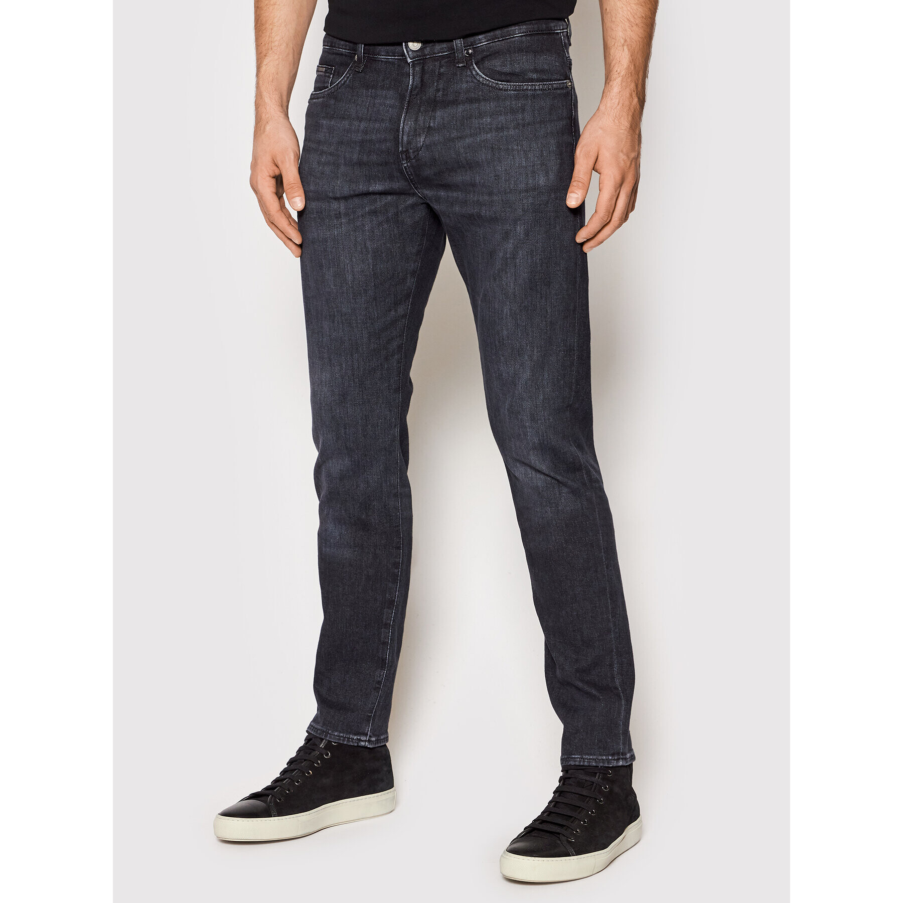 Boss Jeansy Delaware3 50463299 Černá Slim Fit - Pepit.cz