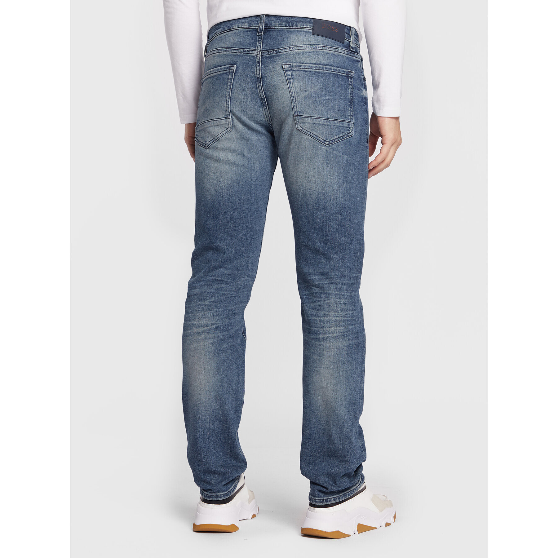 Boss Jeansy Maine Bc-L-C Soil 50480078 Modrá Regular Fit - Pepit.cz