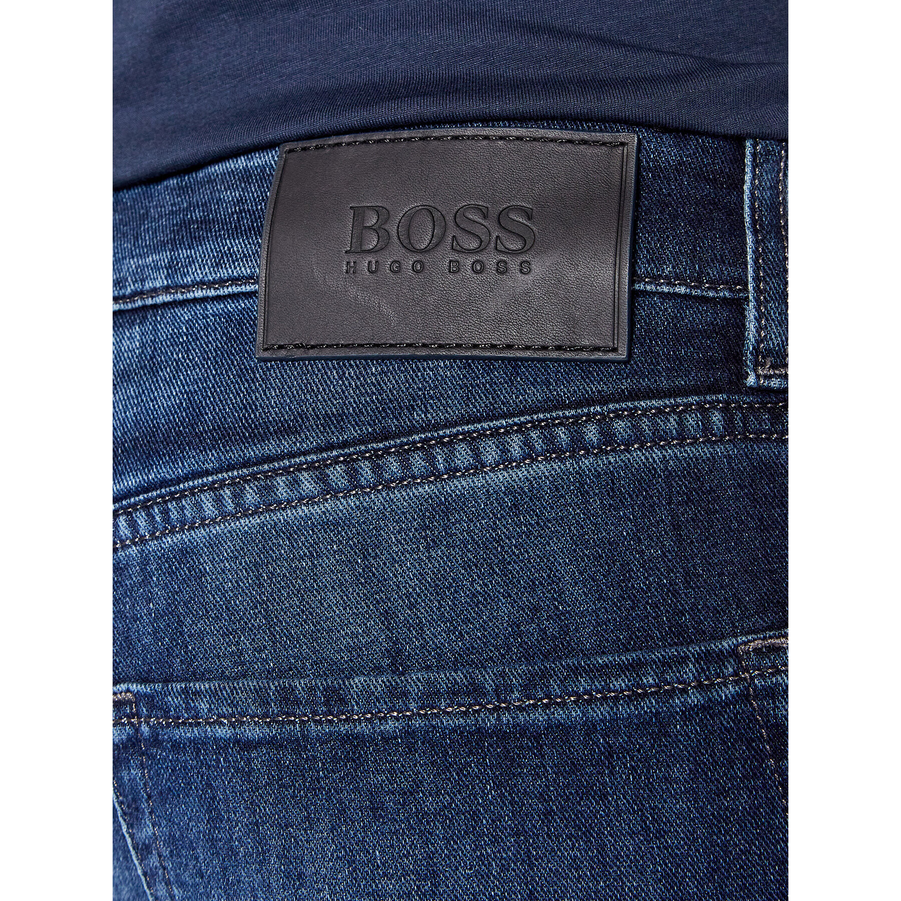 Boss Jeansy Maine3 50458153 Tmavomodrá Regular Fit - Pepit.cz