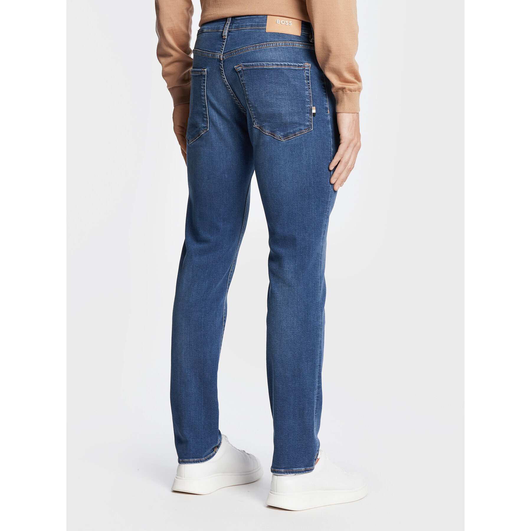 Boss Jeansy Maine3 50479637 Modrá Straight Fit - Pepit.cz