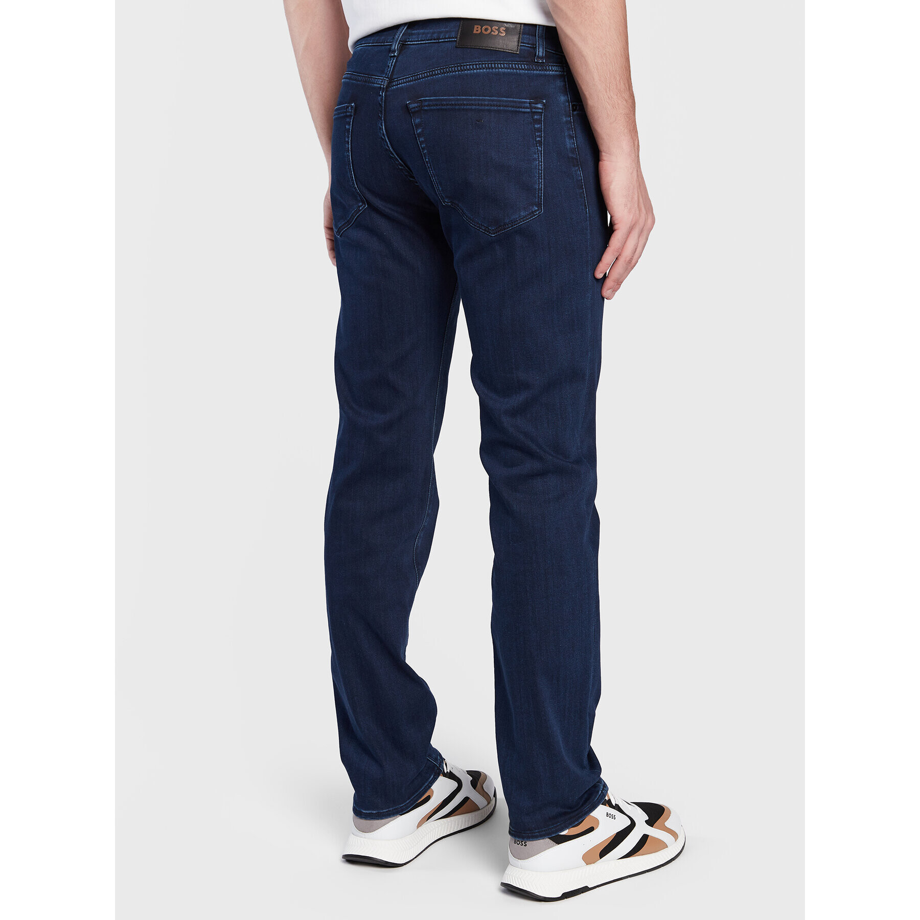 Boss Jeansy Maine3 50479715 Tmavomodrá Regular Fit - Pepit.cz