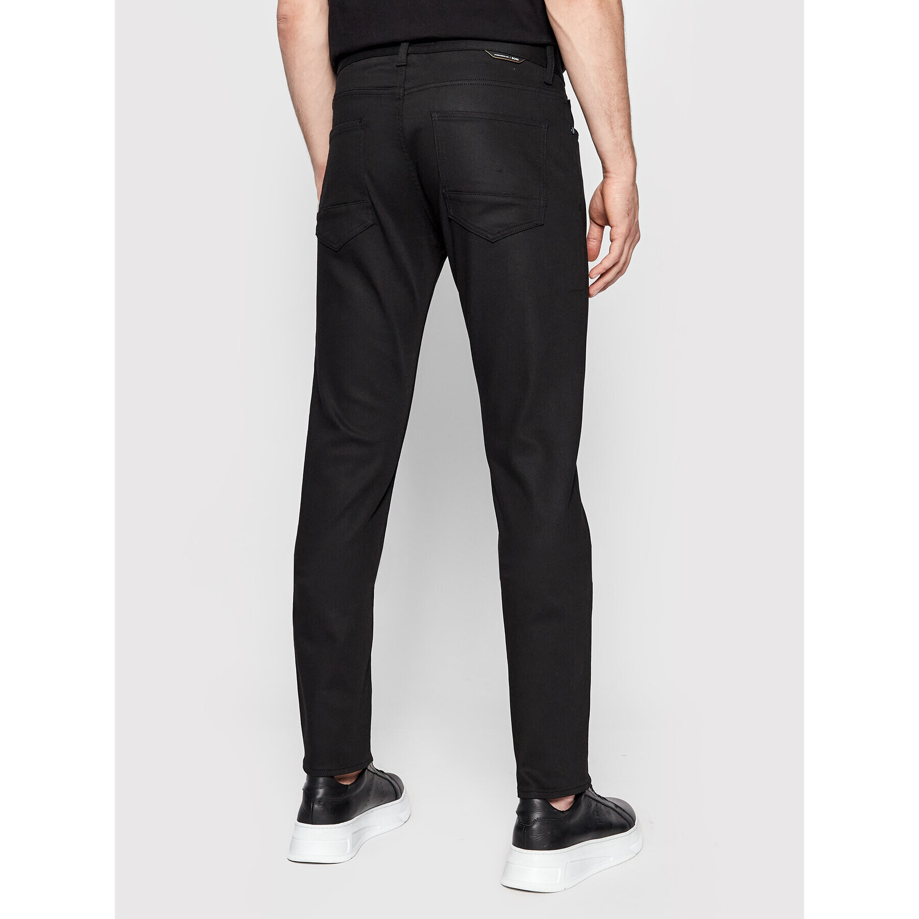 Boss Jeansy PORSCHE 50458189 Černá Tapered Fit - Pepit.cz