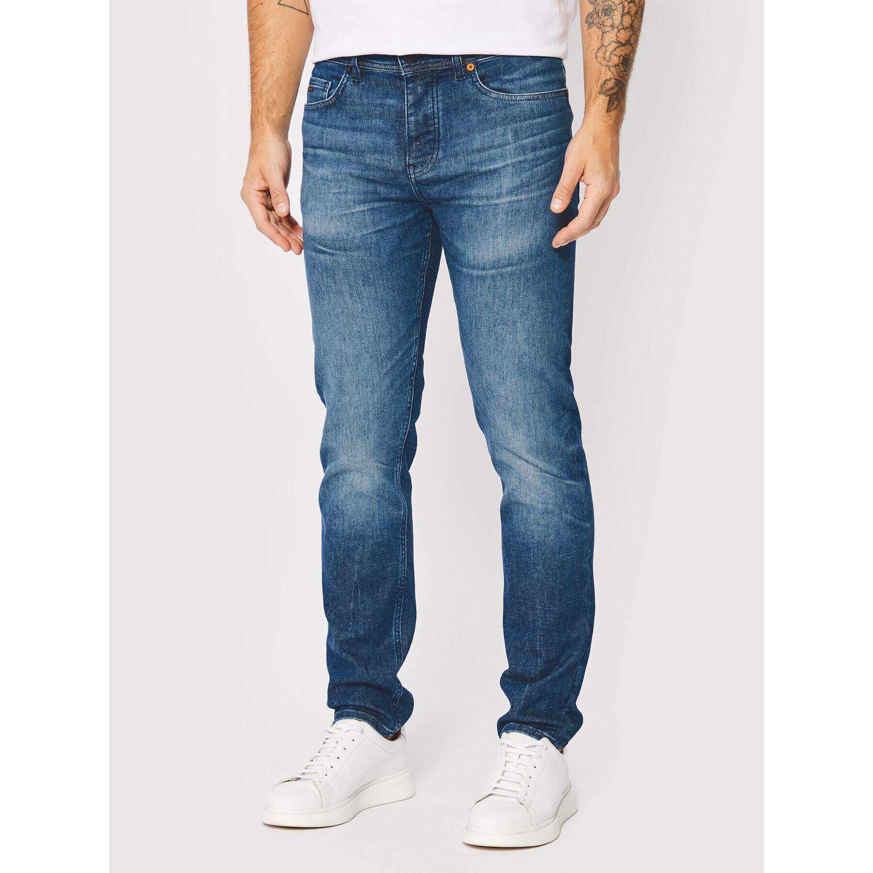 Boss Jeansy Taber Bc-C 50473039 Modrá Tapered Fit - Pepit.cz