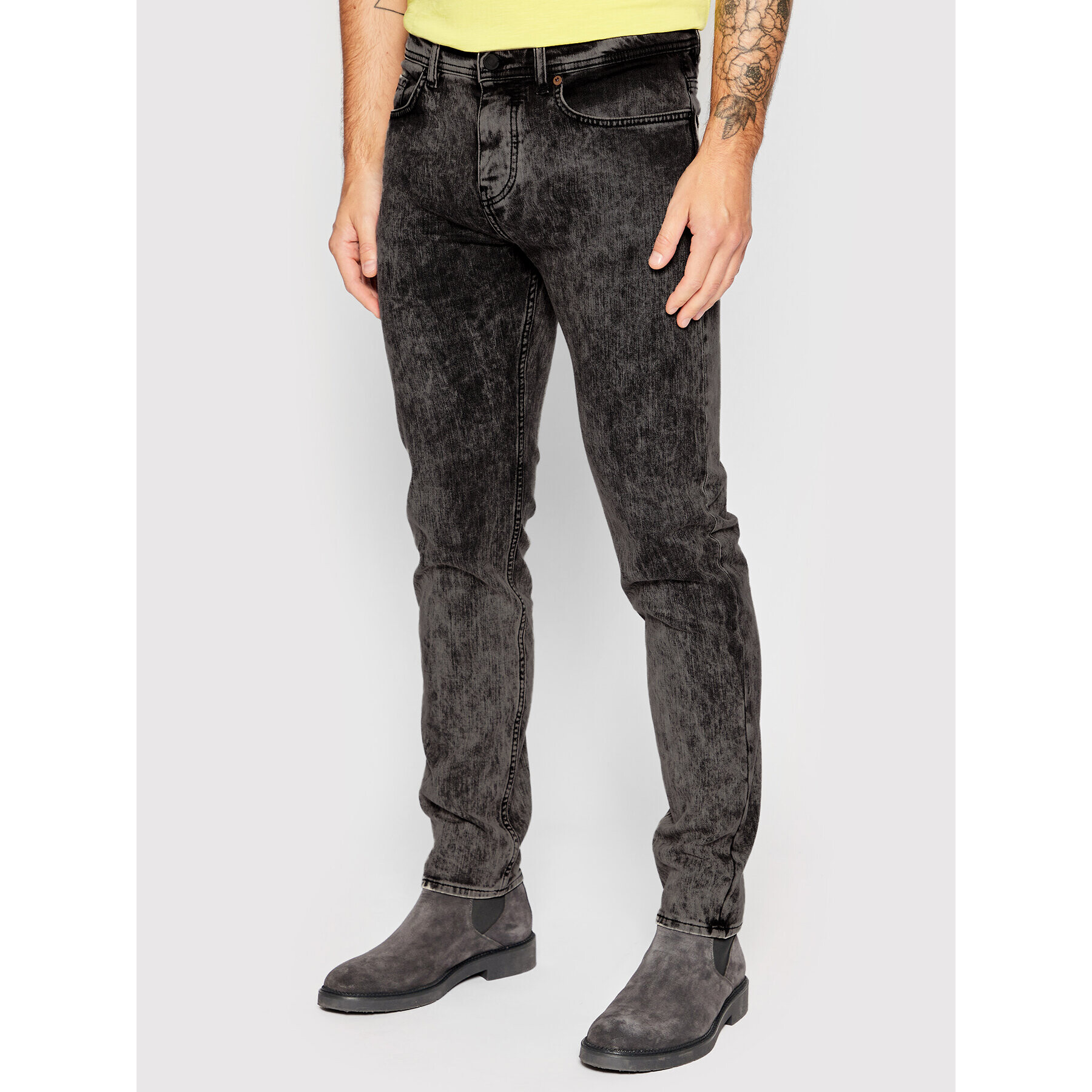 Boss Jeansy Taber Bc-C 50473040 Šedá Tapered Fit - Pepit.cz