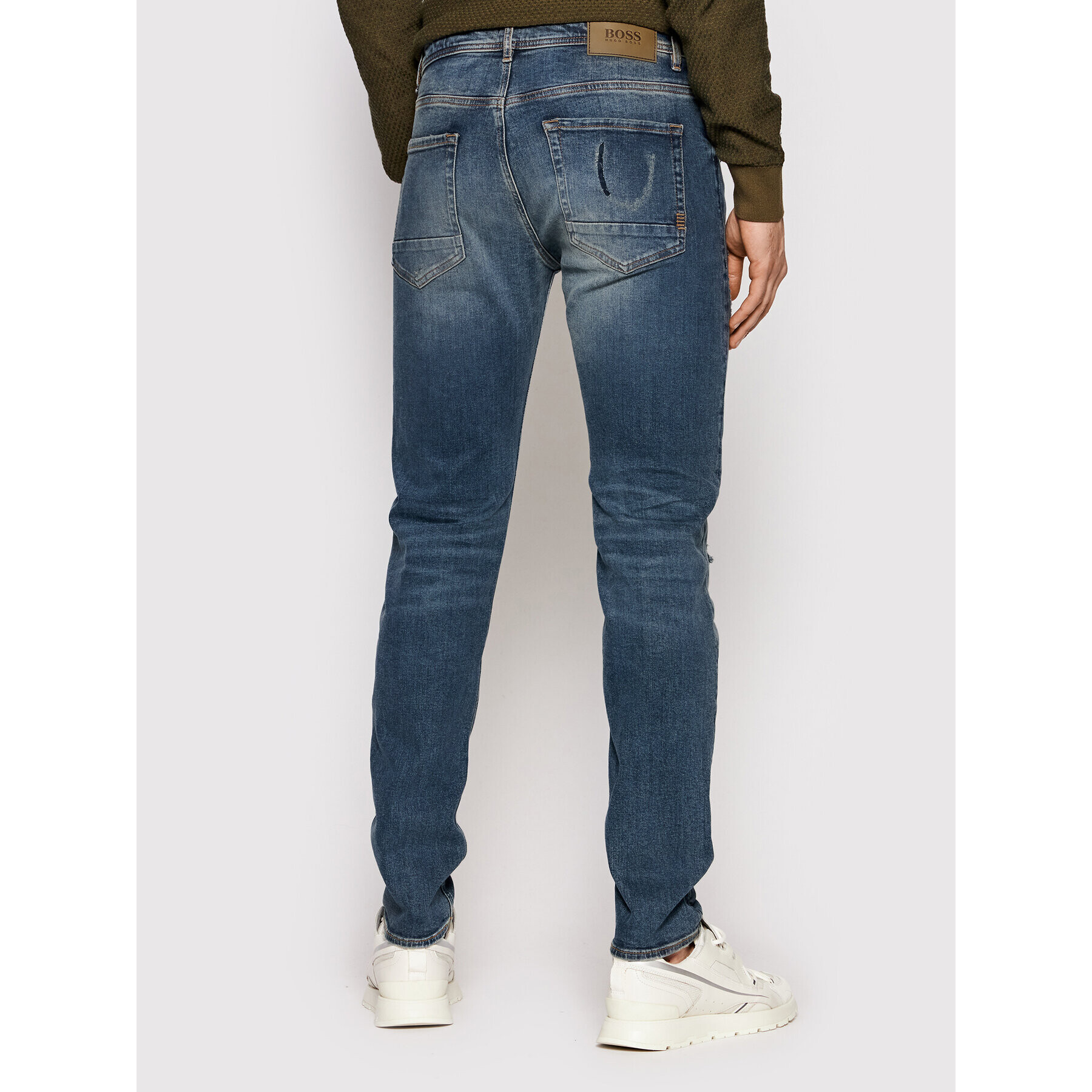 Boss Jeansy Taber BC-P-1 Lucky 50458984 Modrá Tapered Fit - Pepit.cz