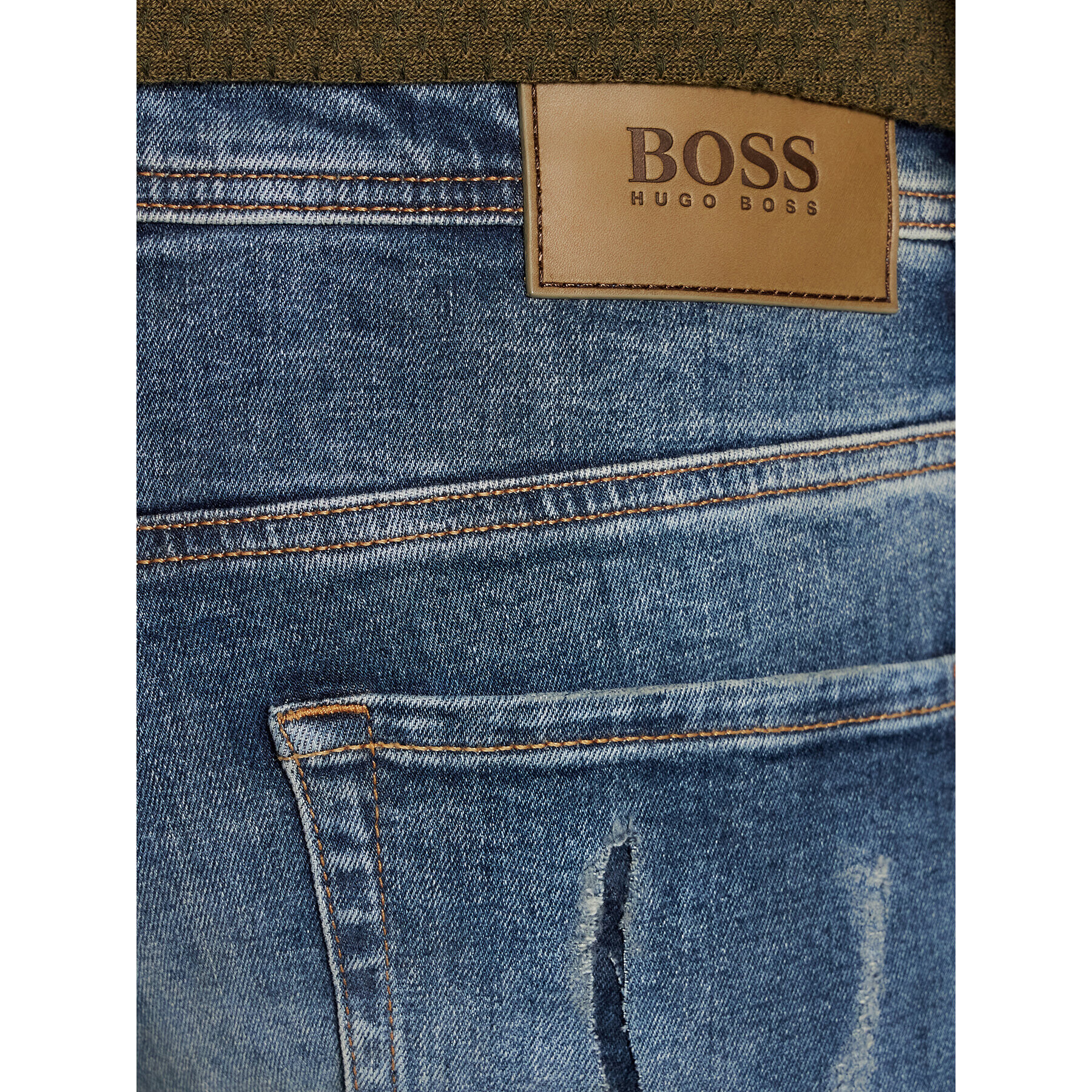 Boss Jeansy Taber BC-P-1 Lucky 50458984 Modrá Tapered Fit - Pepit.cz