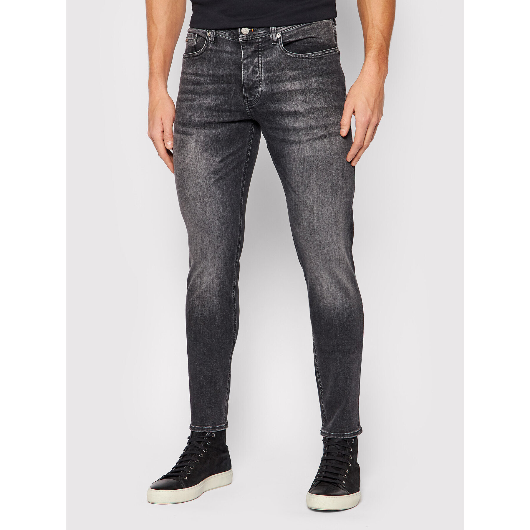 Boss Jeansy Taber BC-SP-1 Spraw 50463417 Šedá Tapered Fit - Pepit.cz