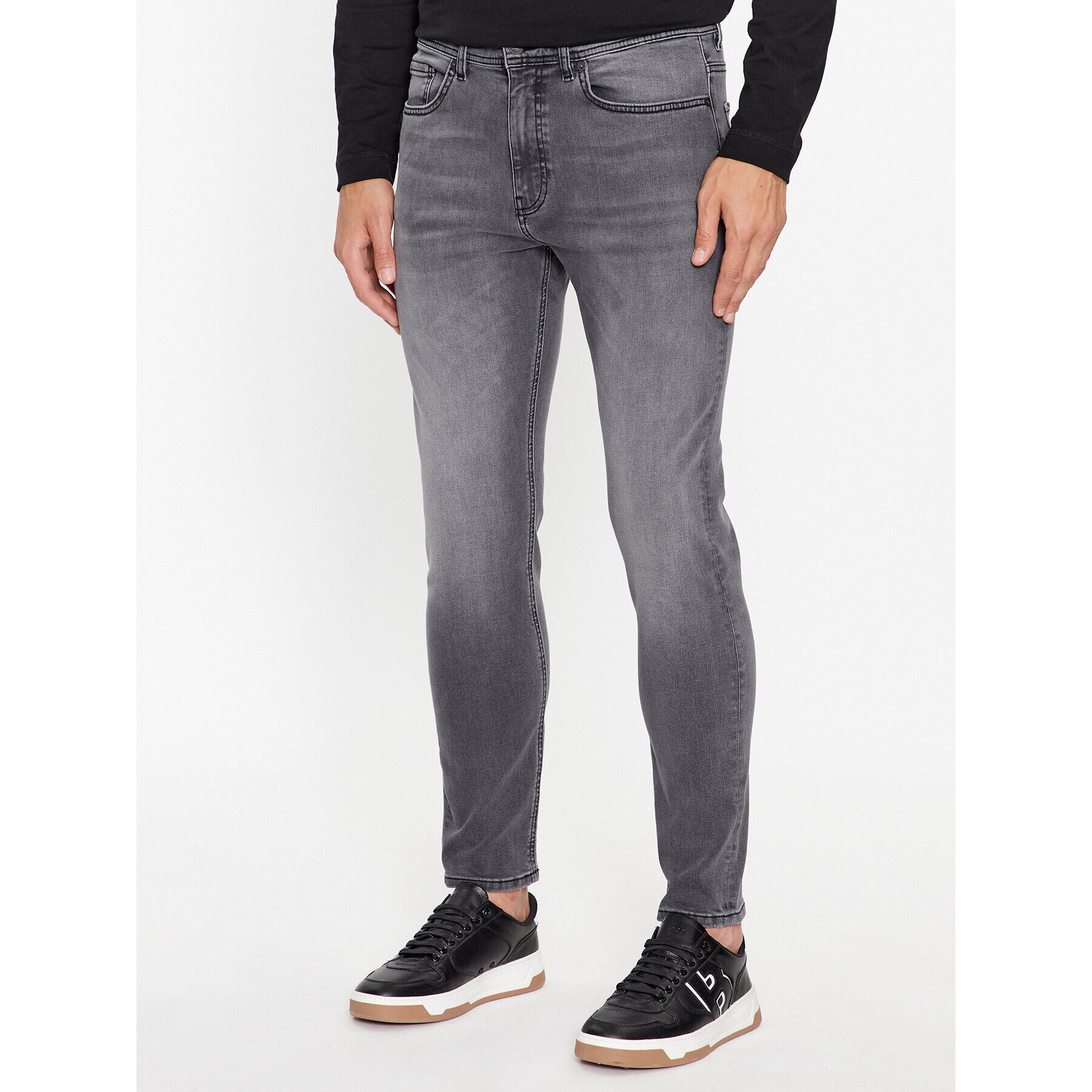 Boss Jeansy Taber Zip BC-P-1 50501134 Šedá Slim Fit - Pepit.cz