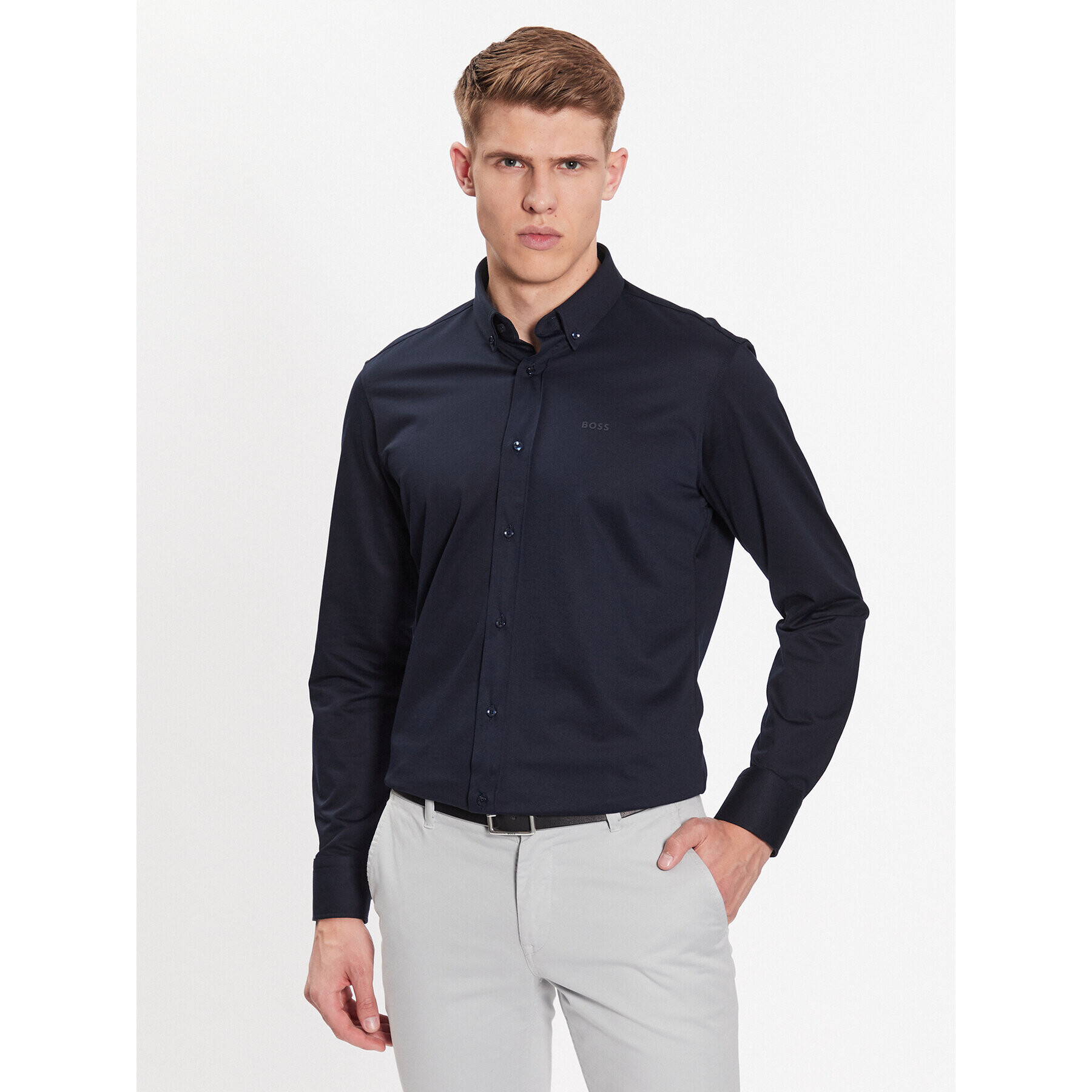 Boss Košile 50469378 Tmavomodrá Regular Fit - Pepit.cz